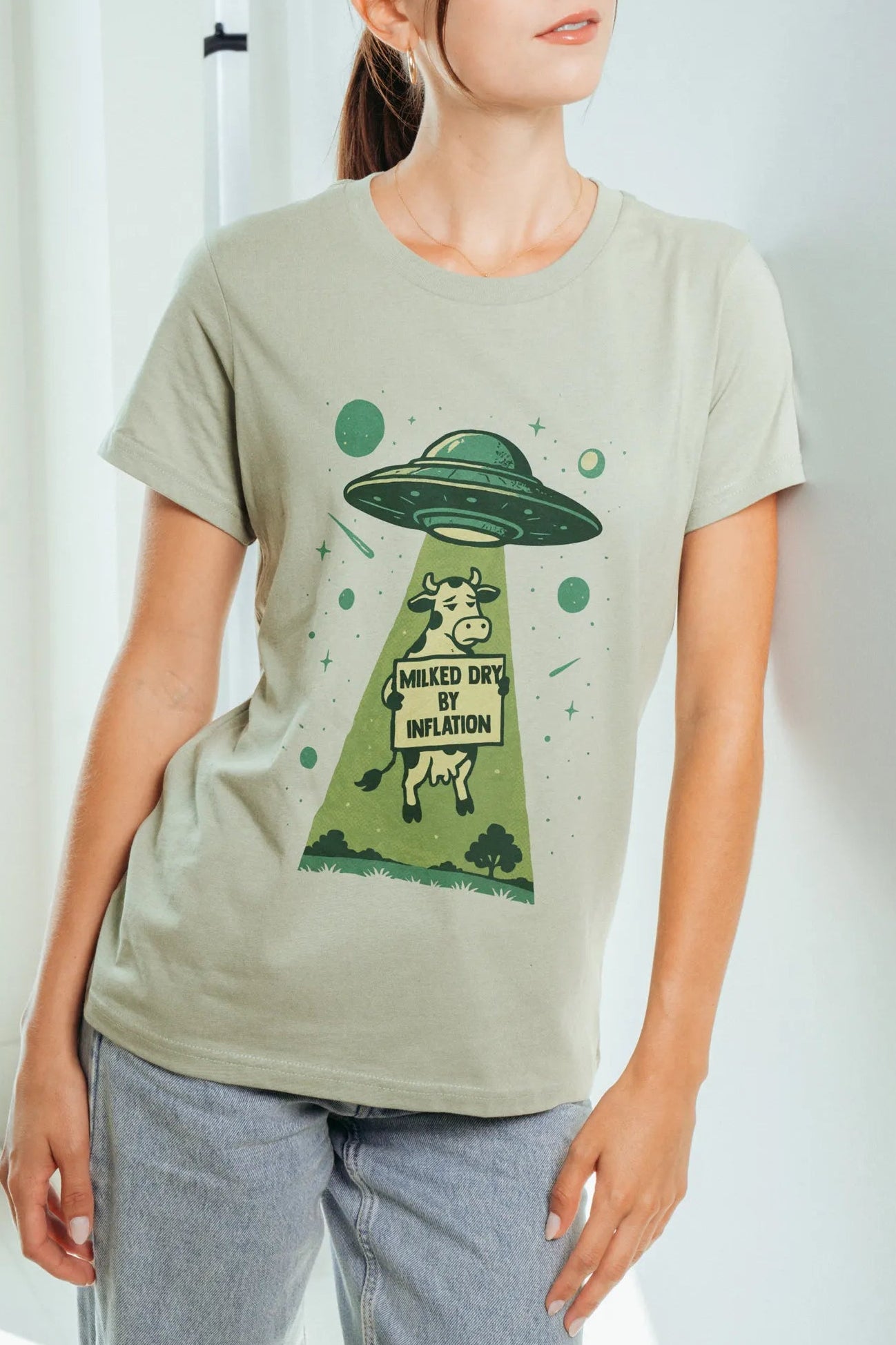 Milked Dry By Inflation! Women’s T-Shirt