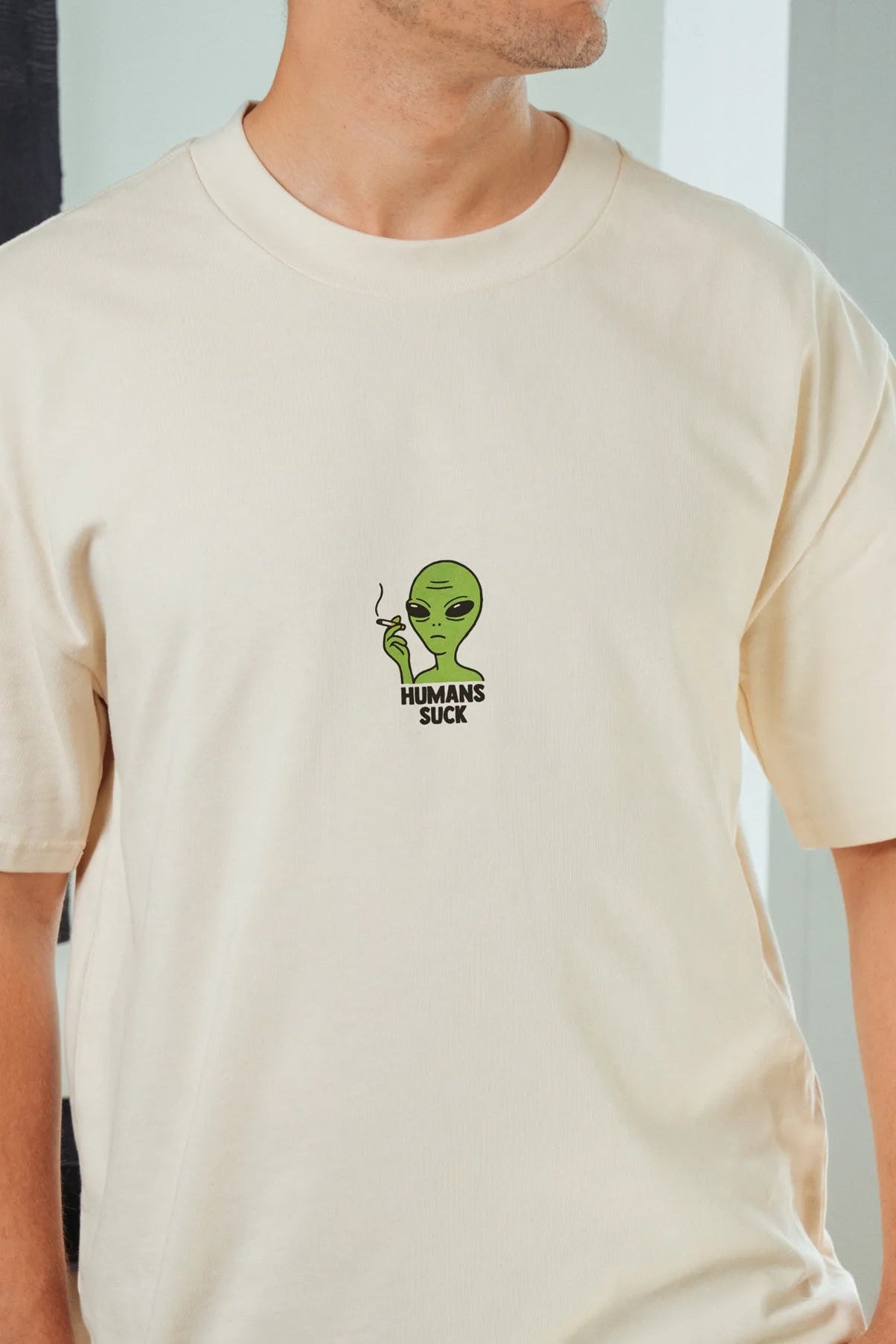 Humans Suck! Men’s Oversized T-Shirt