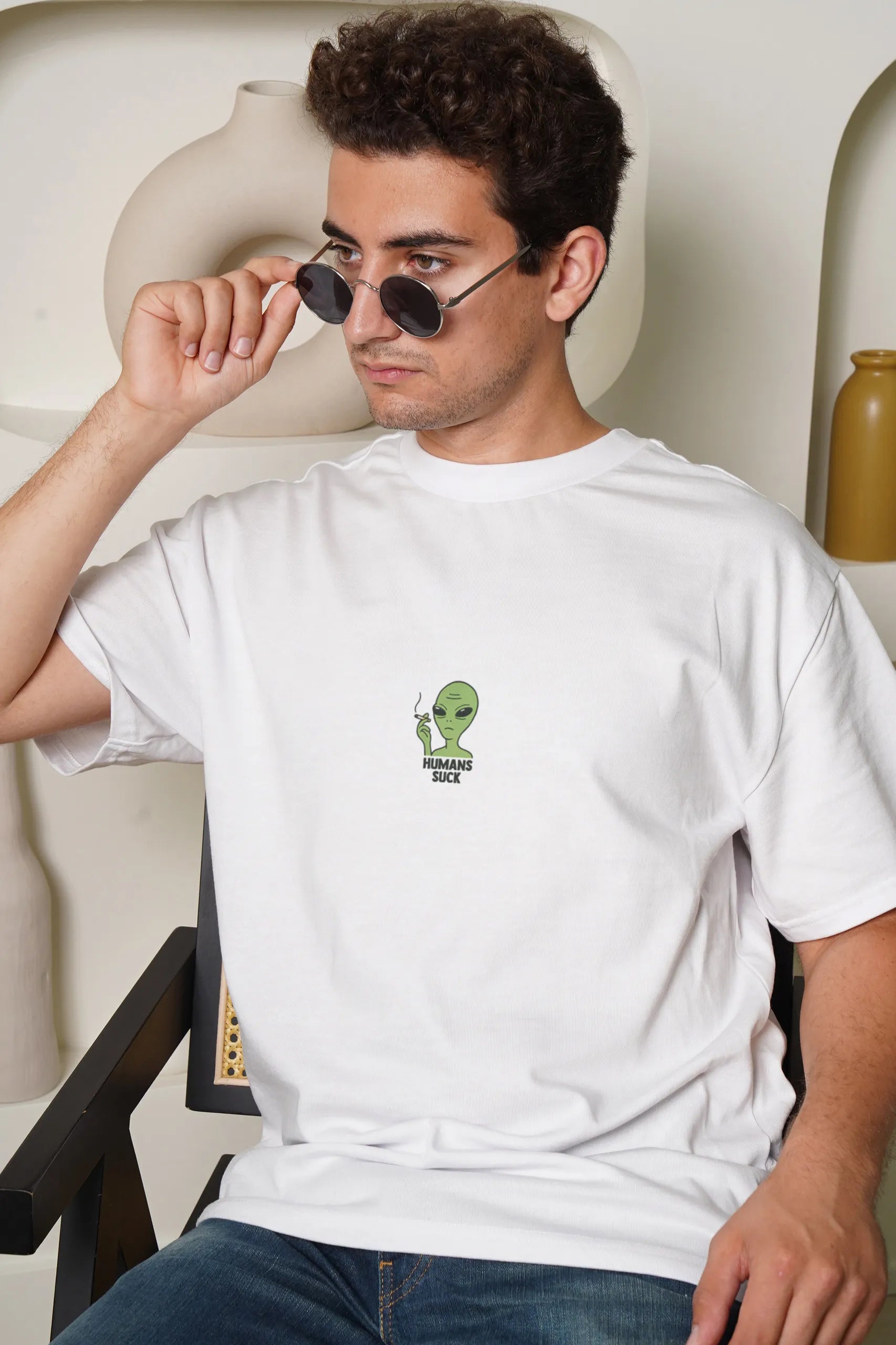 Humans Suck! Oversized T-Shirt