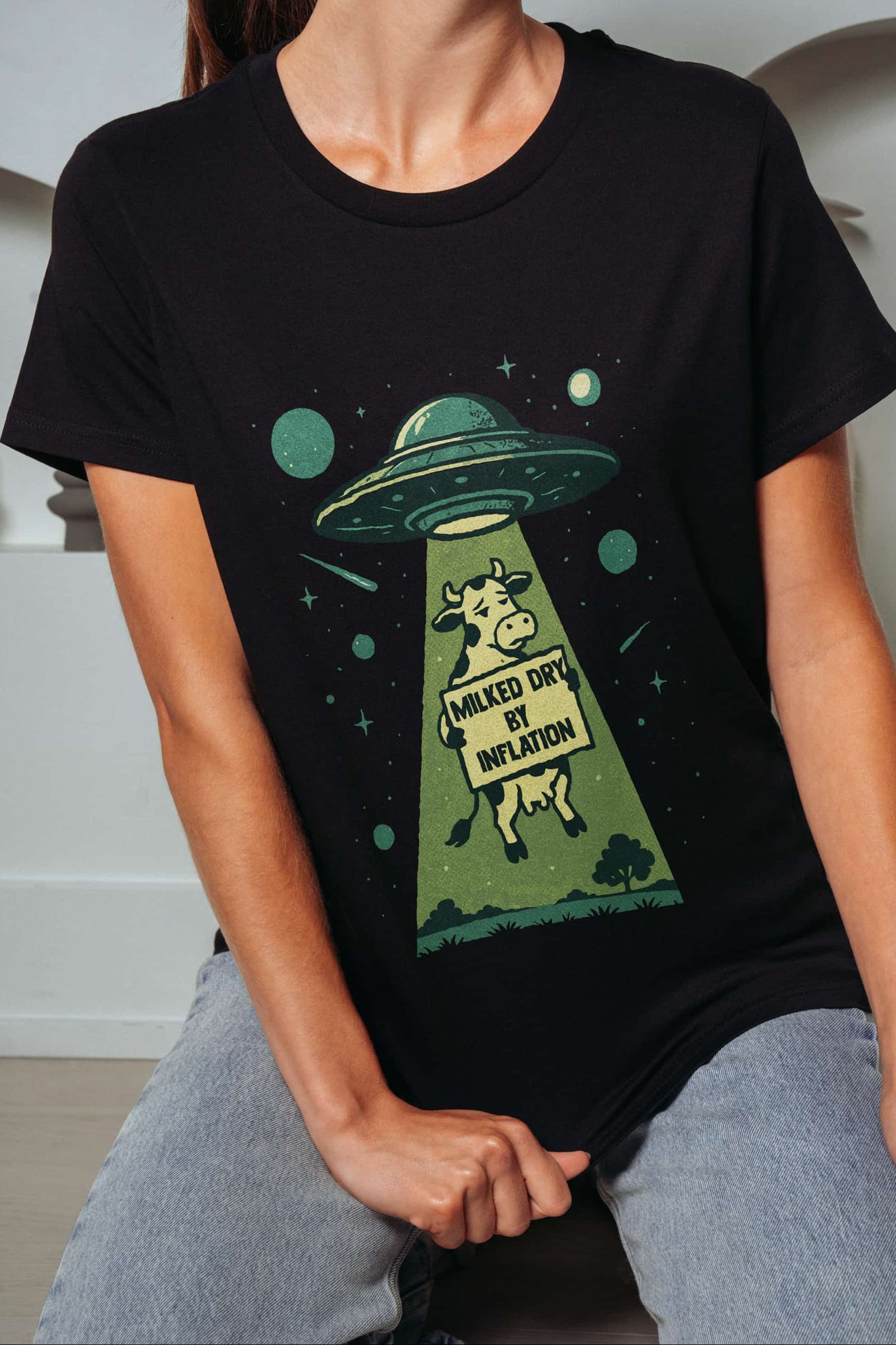 Milked Dry By Inflation! Women’s T-Shirt