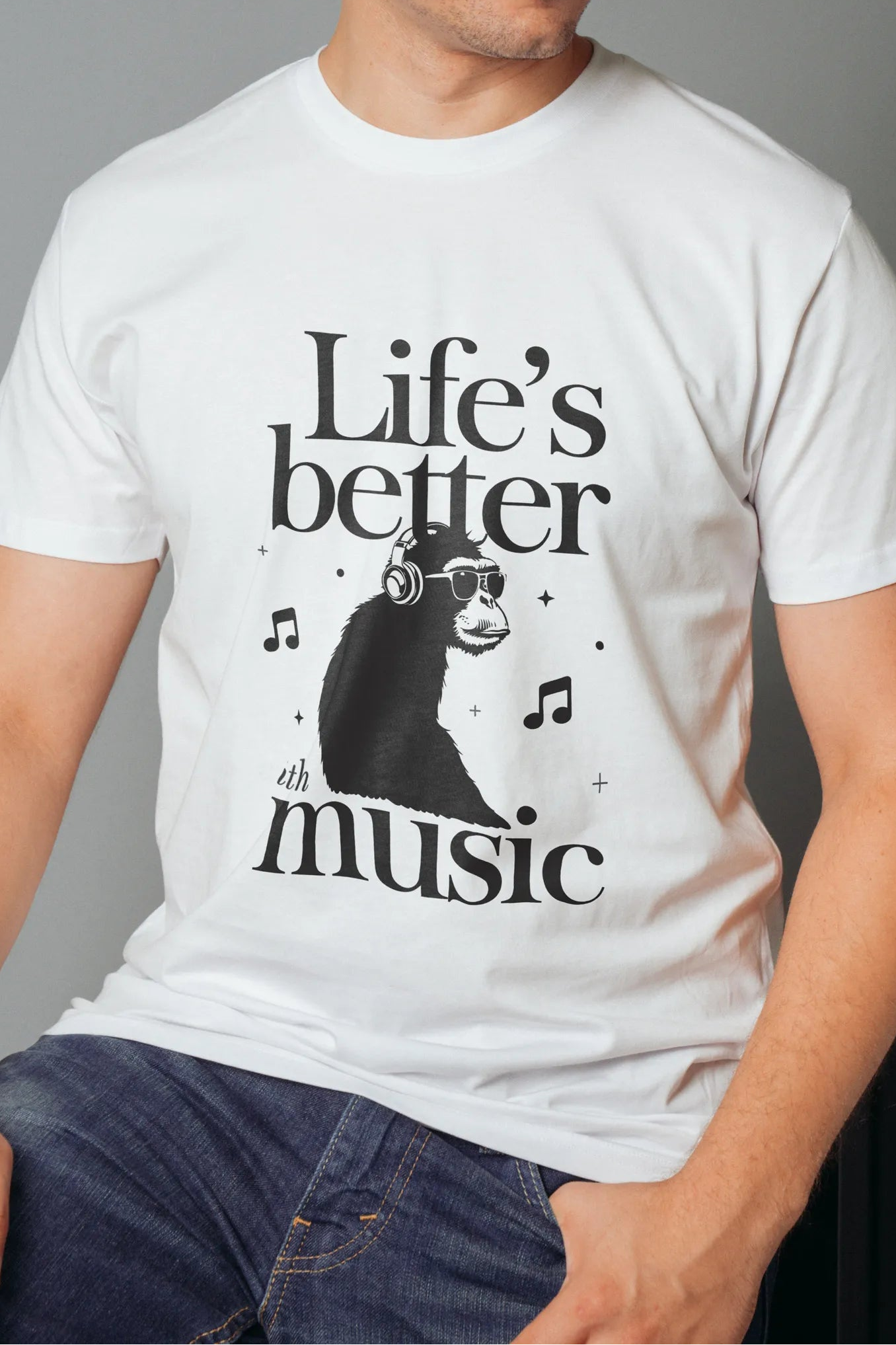Life's Better with Music! Men's T-Shirt