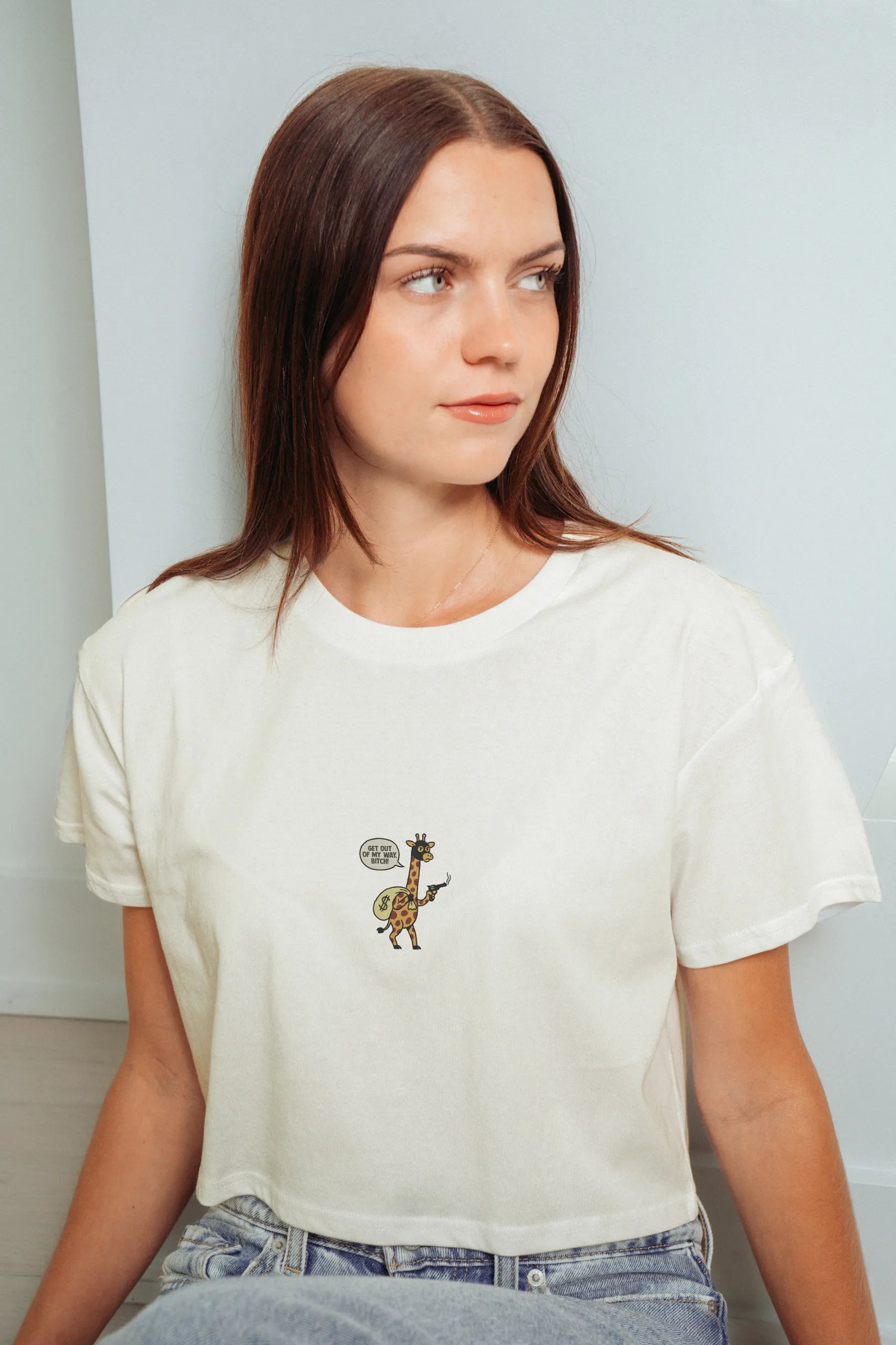 Get Out Of My Way Bitch! Crop Tee