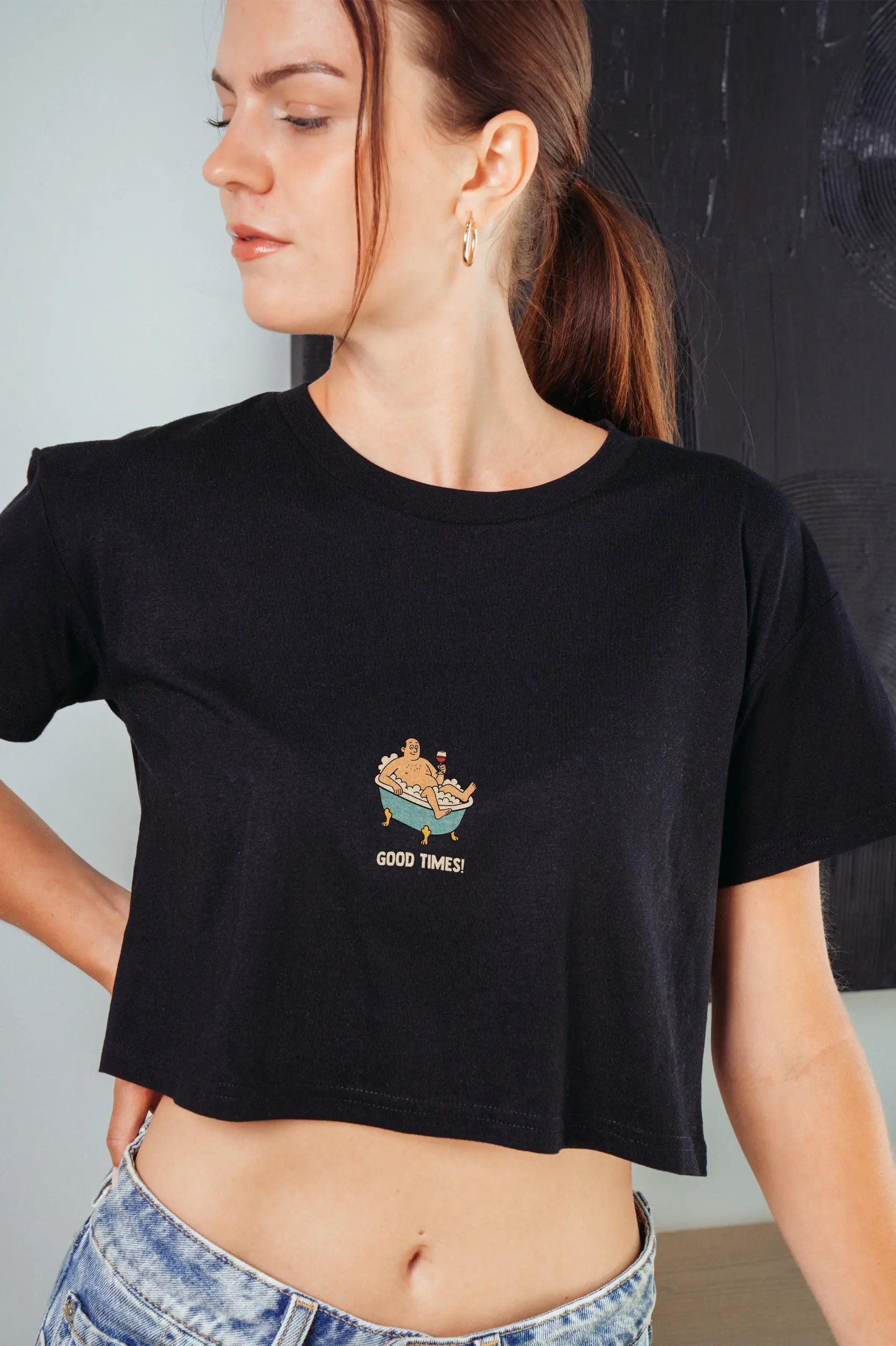 Good Times! Crop Tee