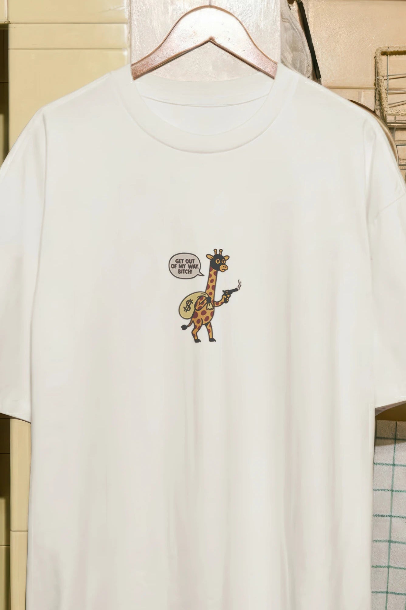 Get Out Of My Way Bitch! Women’s Oversized T-Shirt