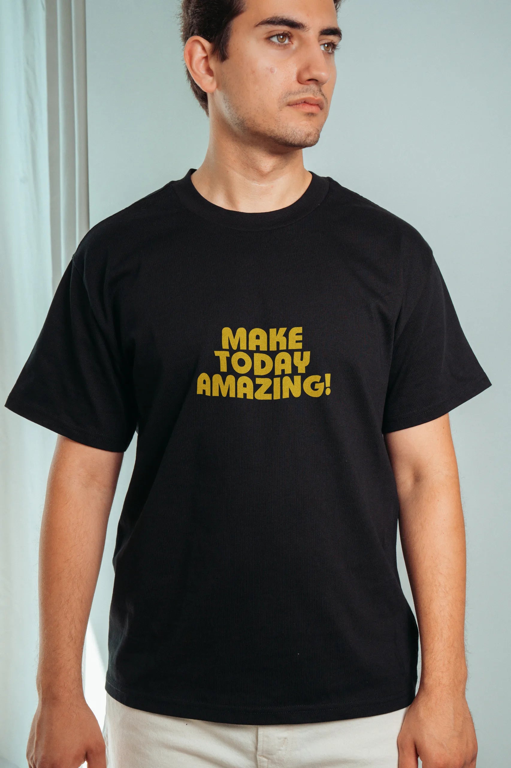 Make Today Amazing! Men's Oversized T-Shirt