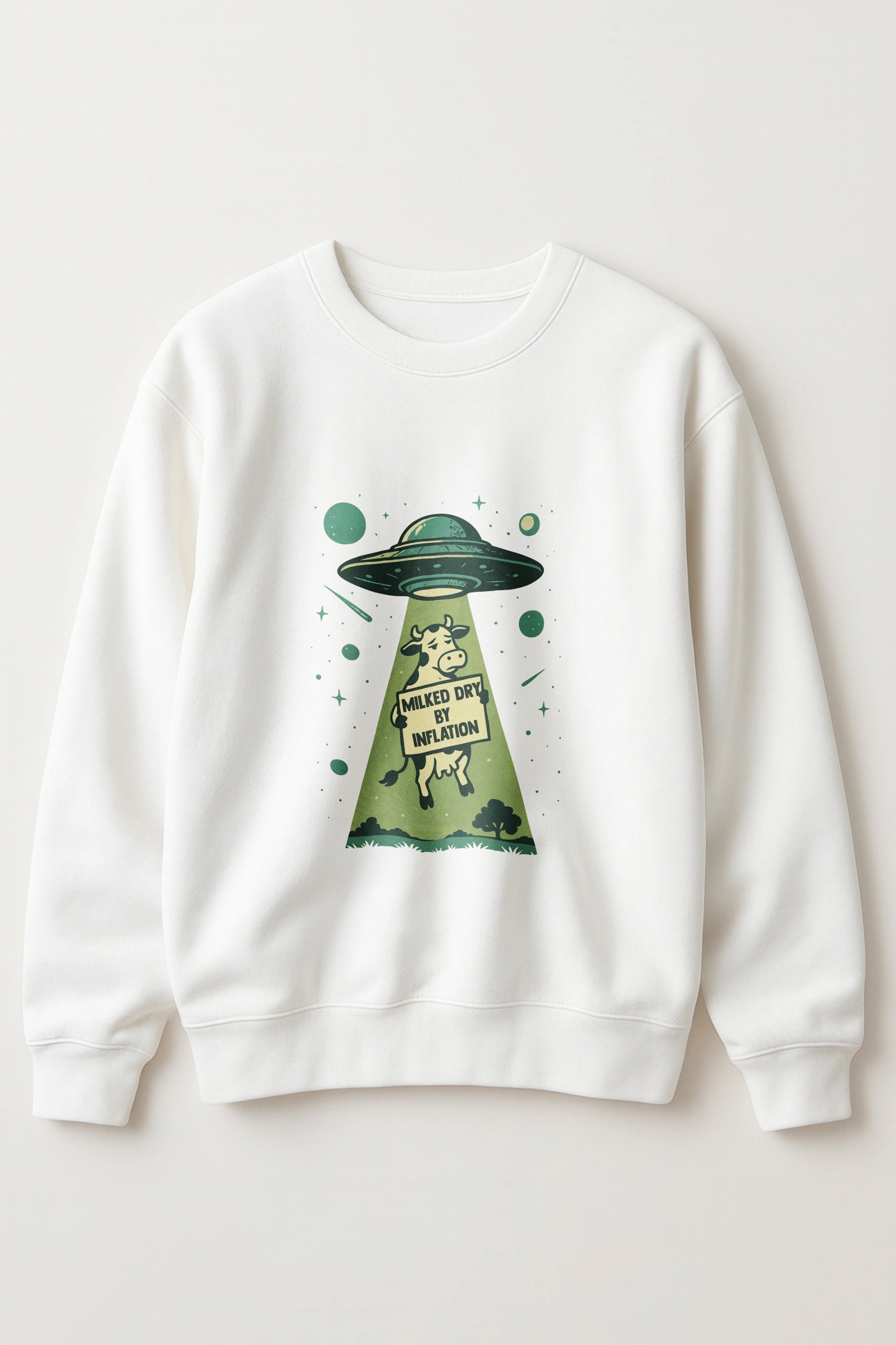 Milked Dry By Inflation! Sweatshirt