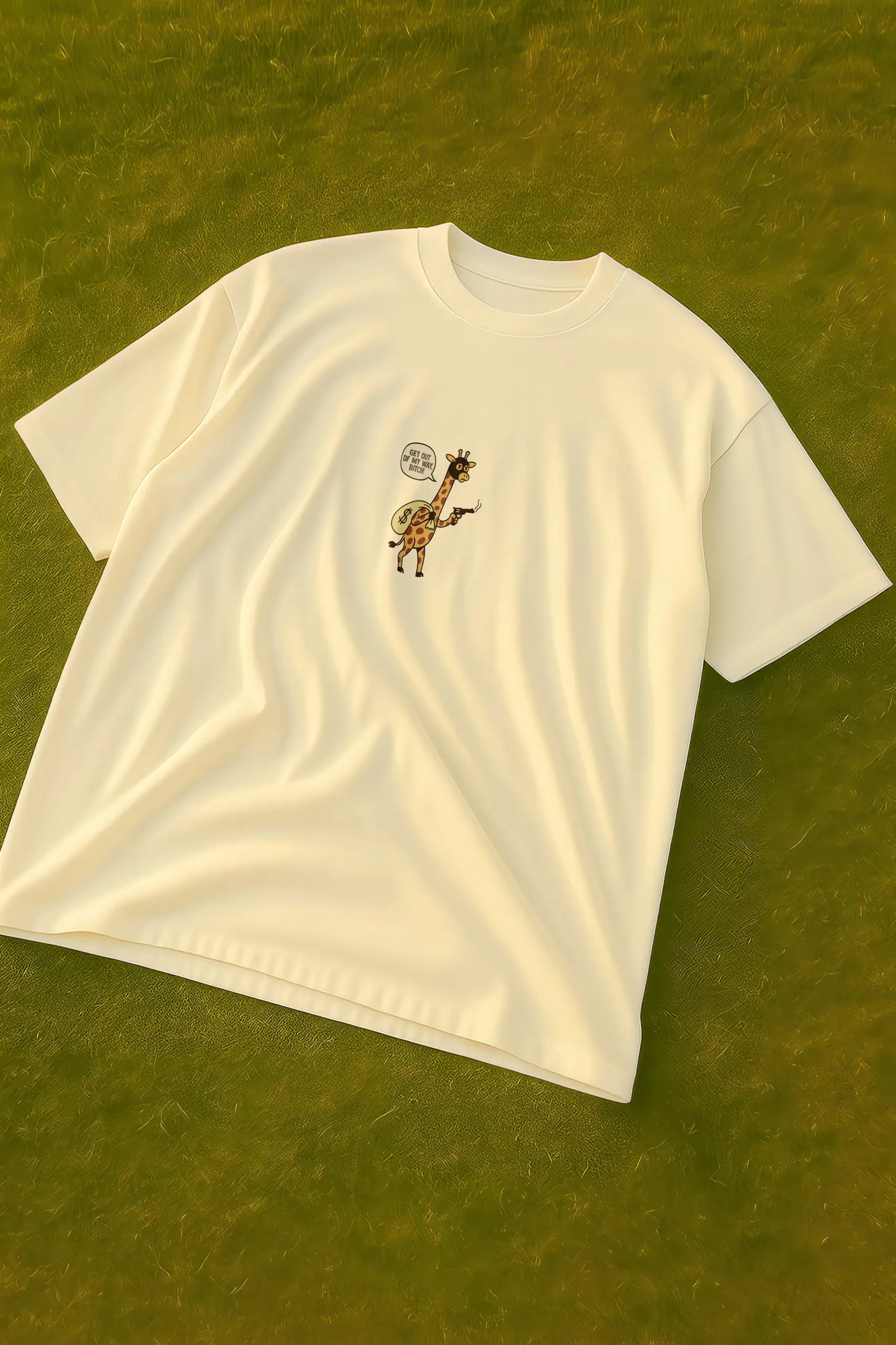 Get Out Of My Way Bitch! Men’s Oversized T-Shirt