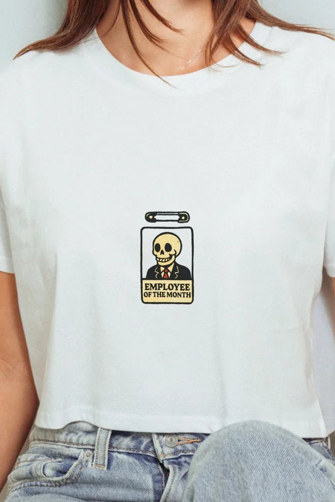 Employee of the Month! Crop Tee