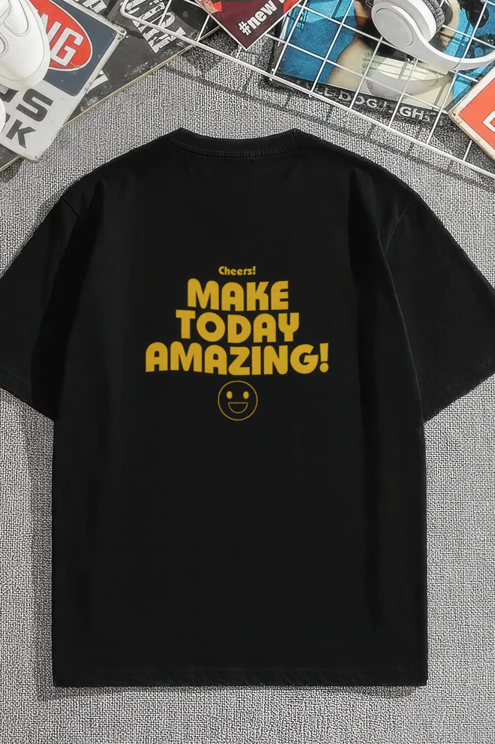 Make Today Amazing! Men's Oversized T-Shirt
