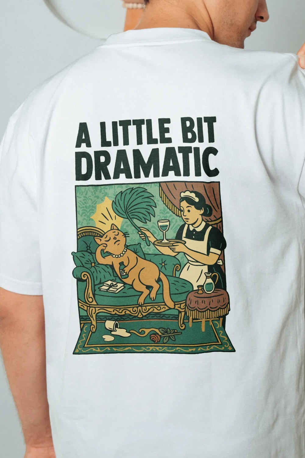 A Little Bit Dramatic! Men's Oversized T-Shirt