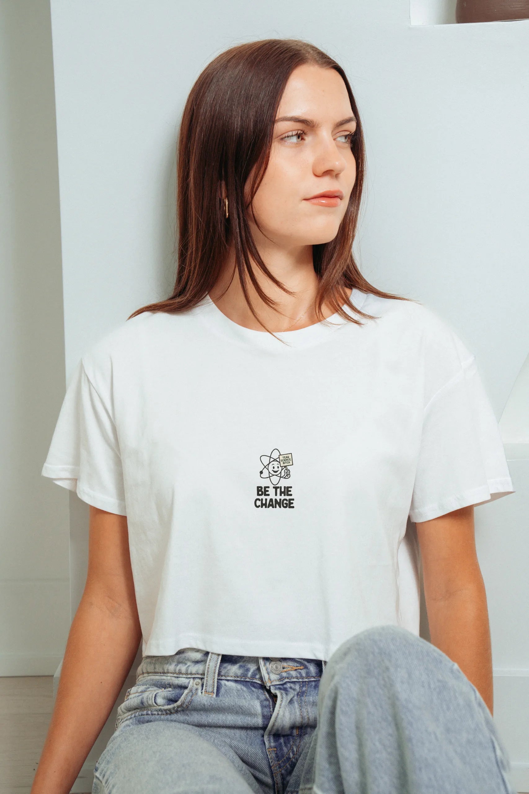 Be The Change! Crop Tee