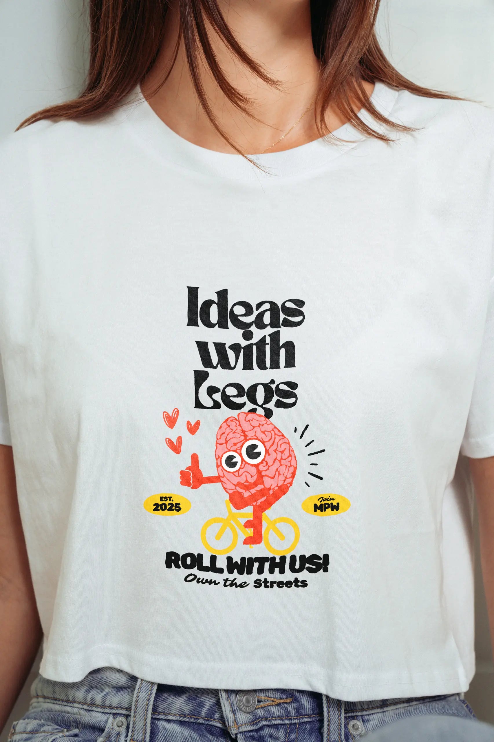 Ideas with Legs! Crop Tee