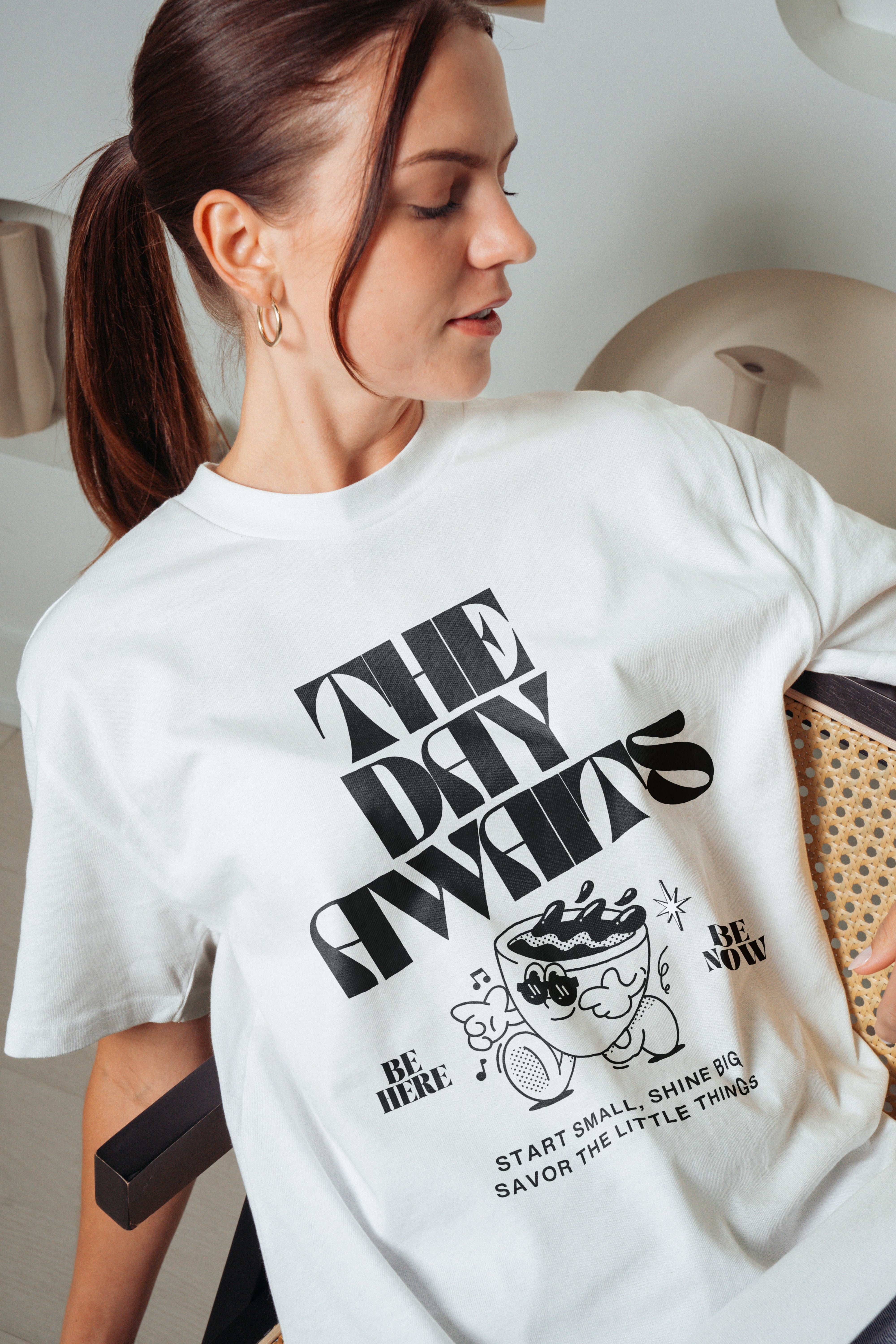 The Day Awaits! Oversized T-Shirt