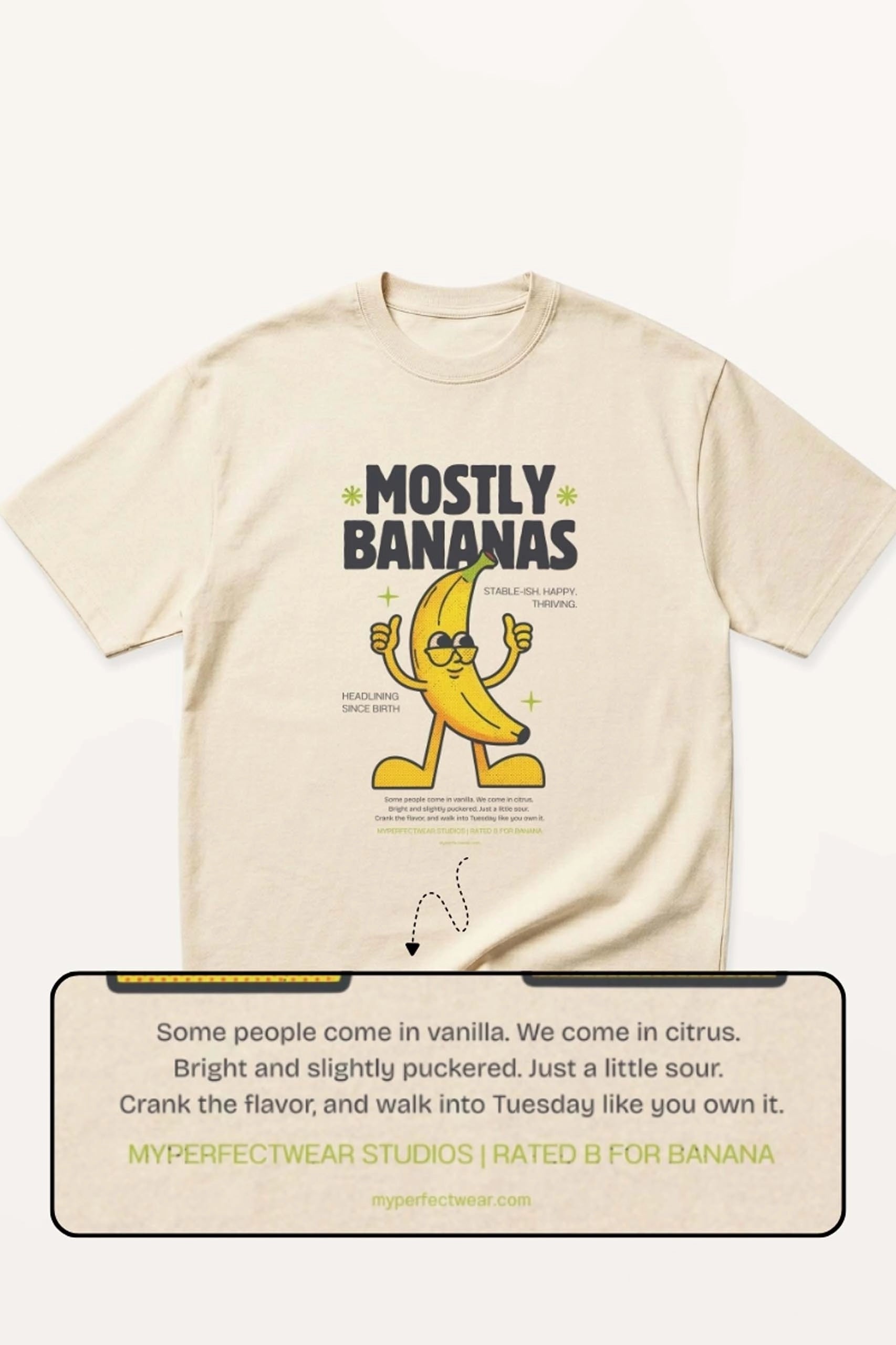 Mostly Bananas! Oversized T-Shirt