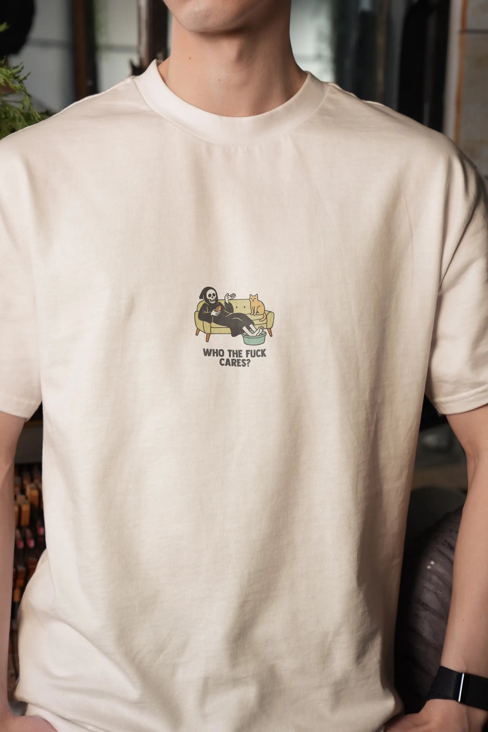 Who the Fuck Cares! Oversized Tee