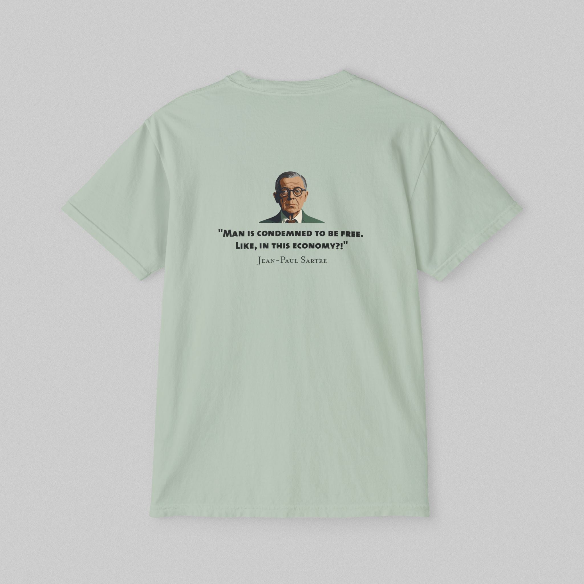 Man Condemned - Sartre! Pocket T-Shirt