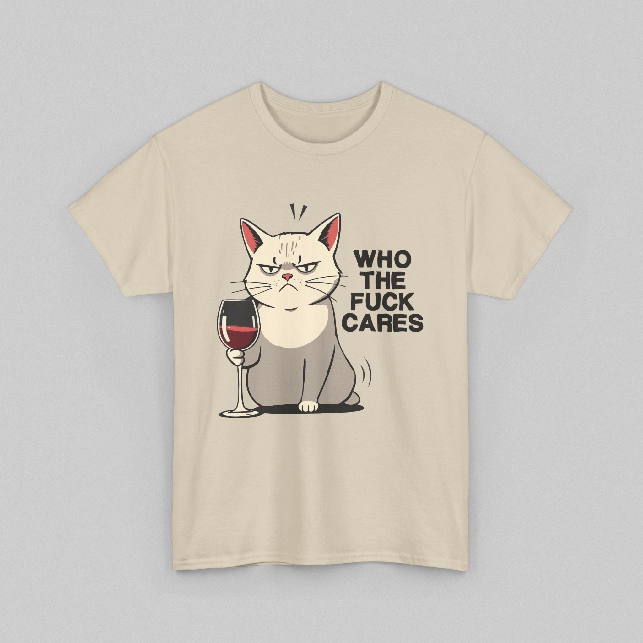 Who the Fuck Cares Men's T-Shirt