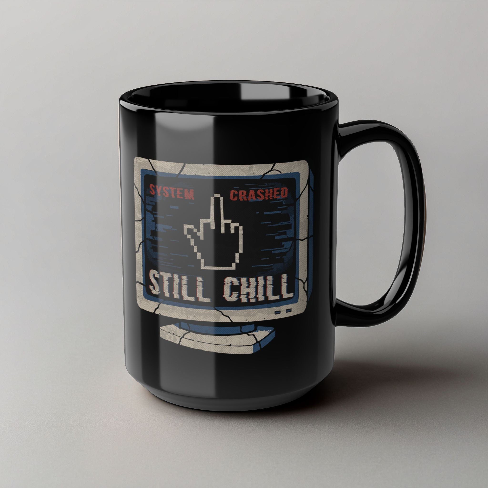 404 Fuck Not Found! Black Mug