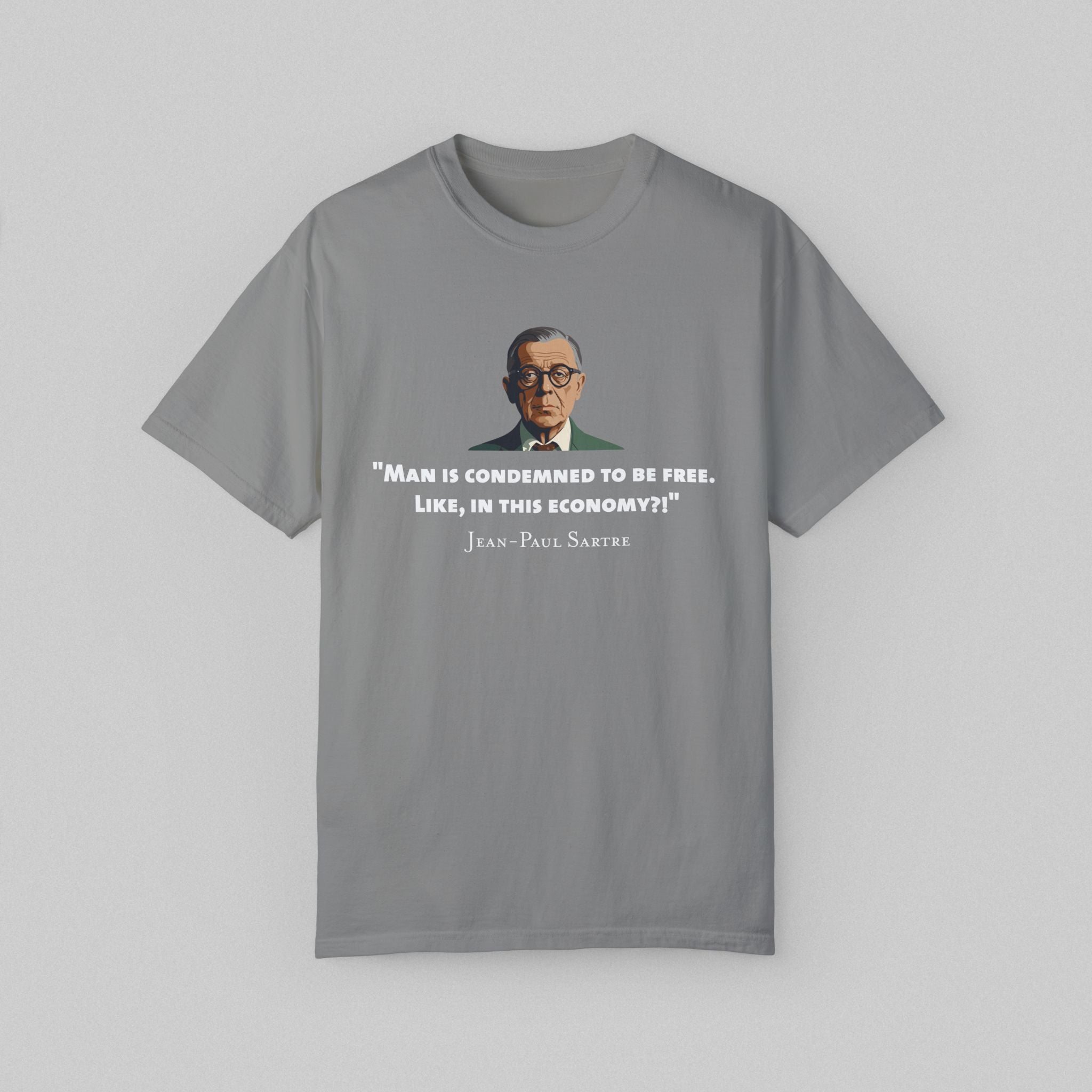 Sartre’s Reality Men's Dyed T-Shirt