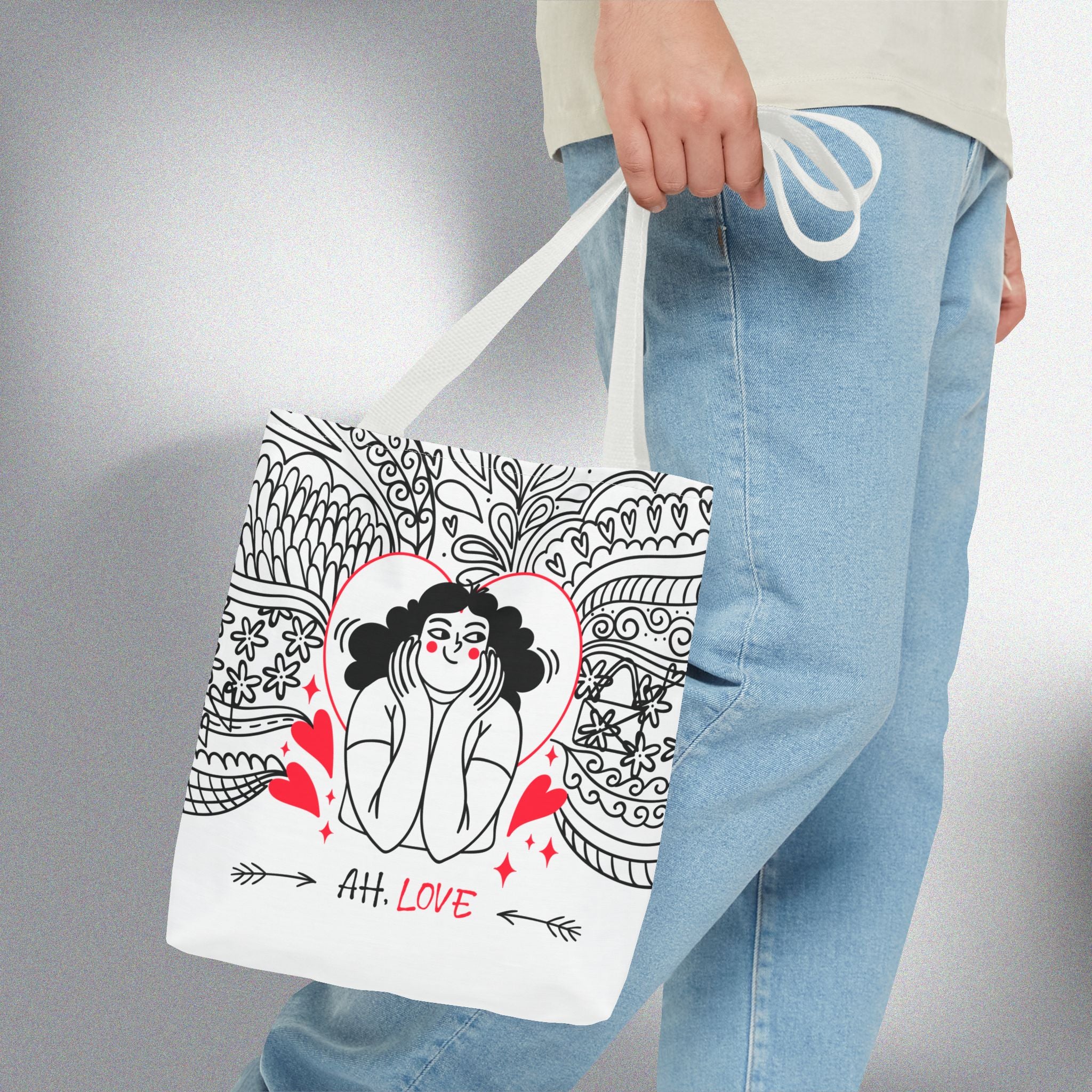 Ah, Love Tote Bag