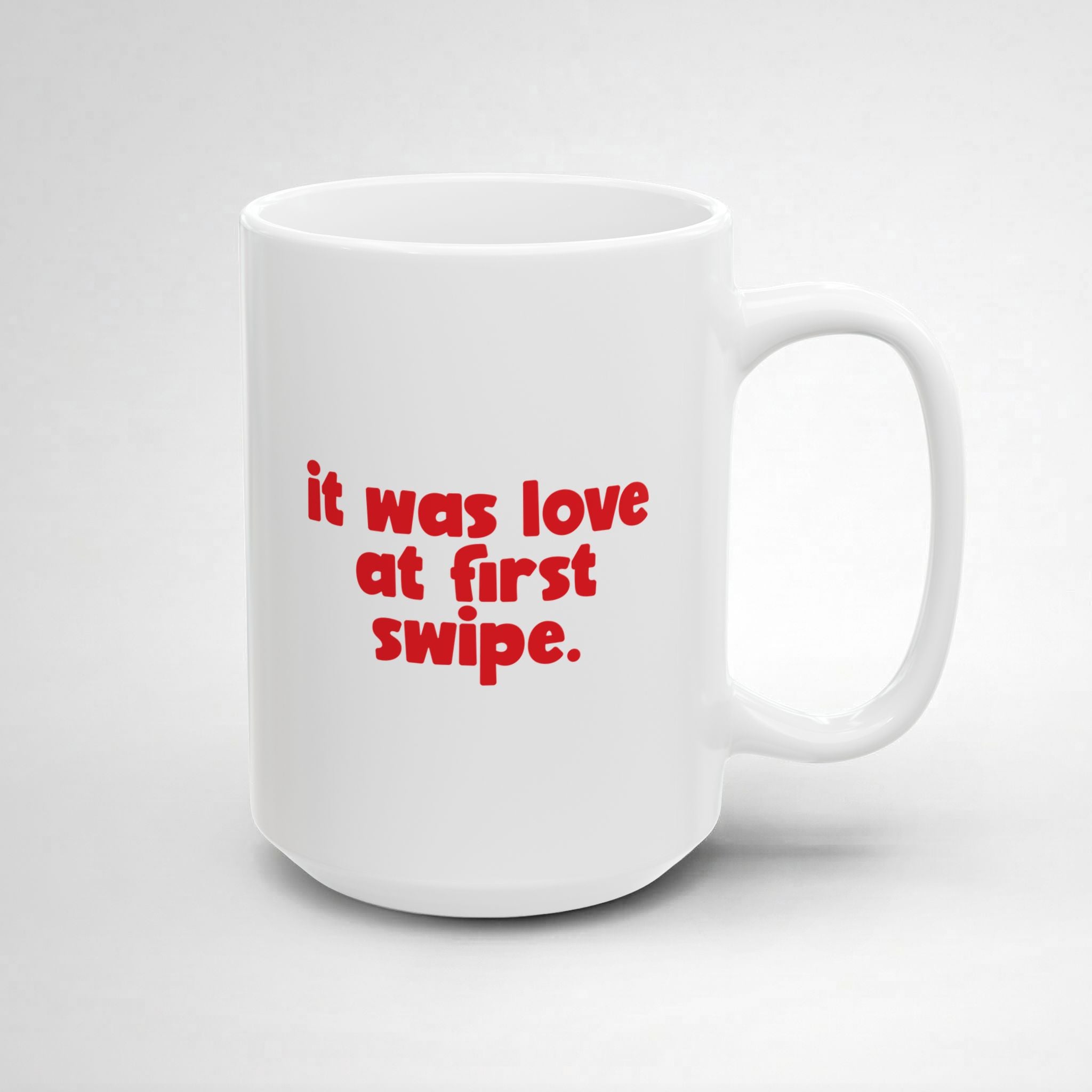 Love at First Swipe! Mug