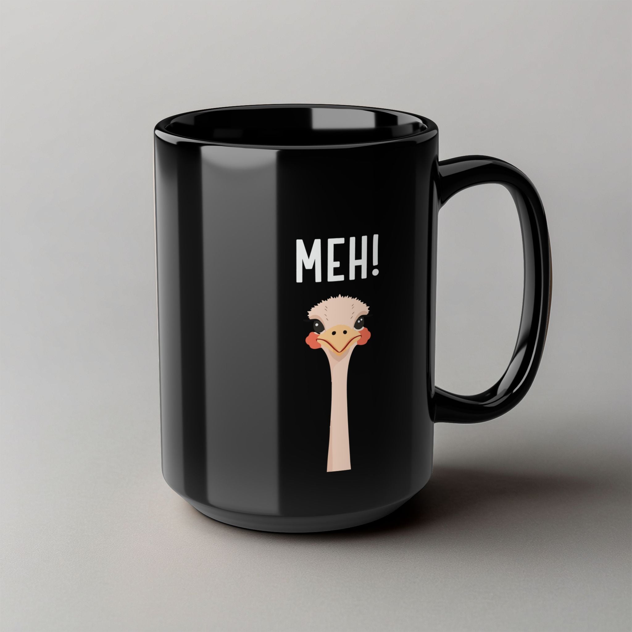 MEH! Black Mug