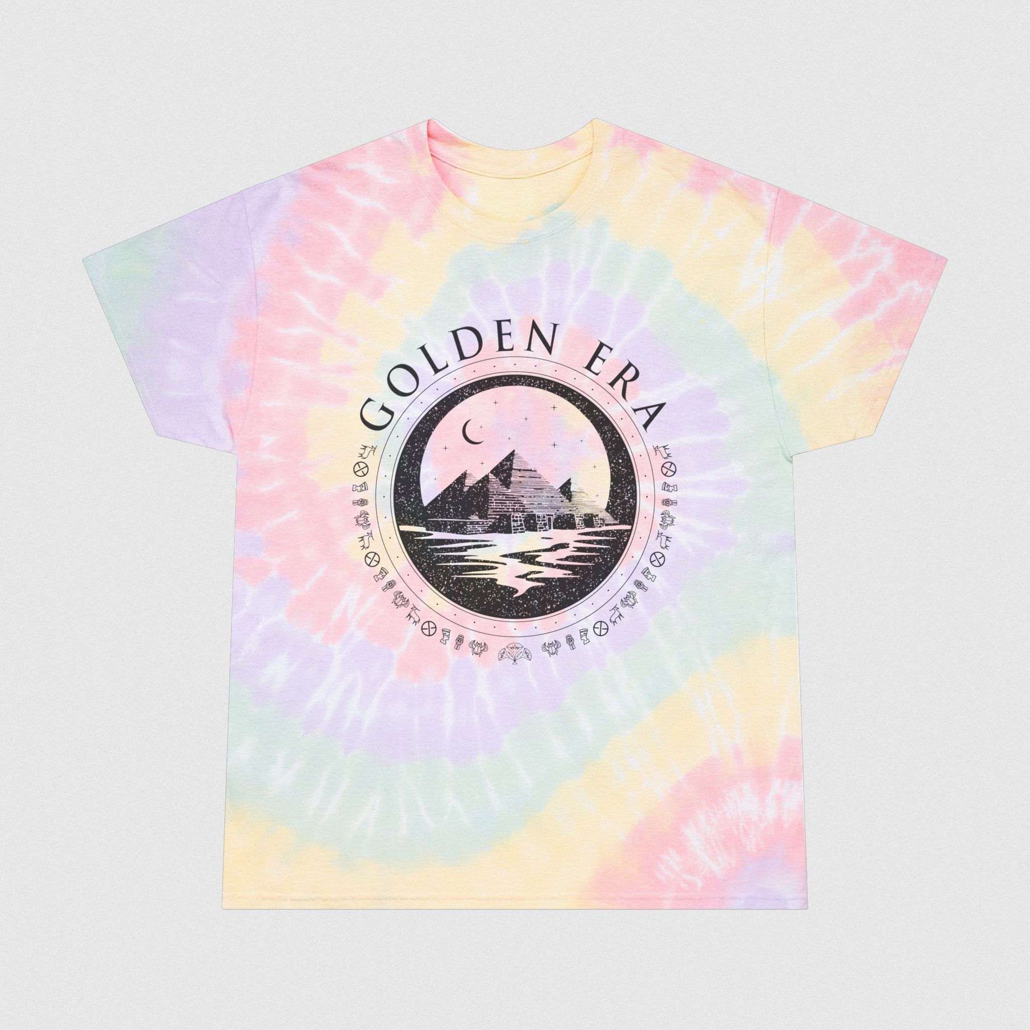 Sacred Pyramids Spiral Men's Tie dye T-shirt