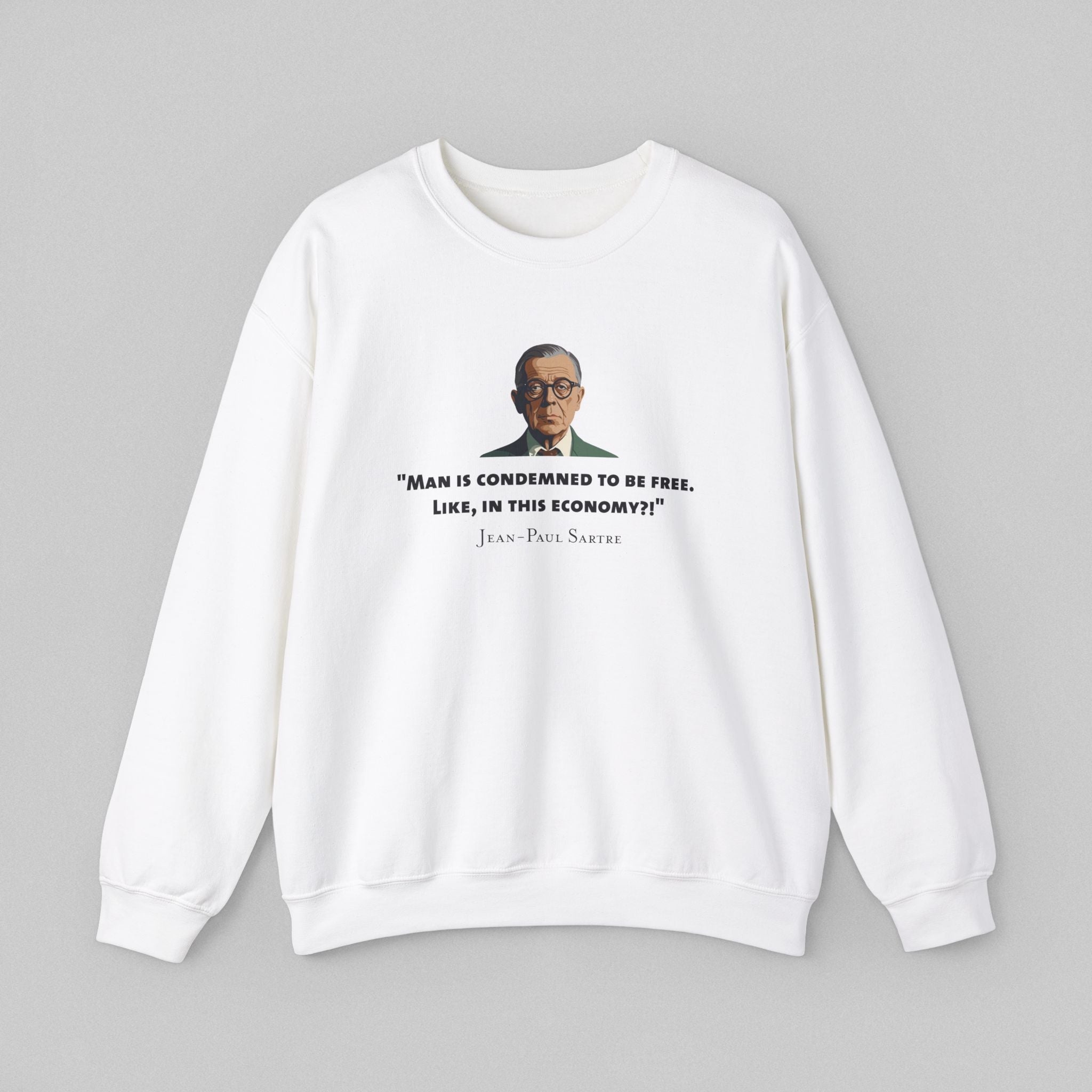 Man condemned - Sartre Women's Sweatshirt