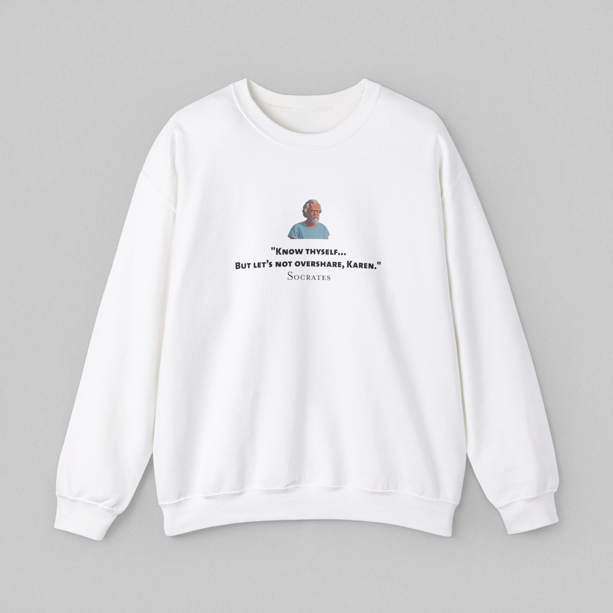 Know thyself - Socrates Men's Sweatshirt