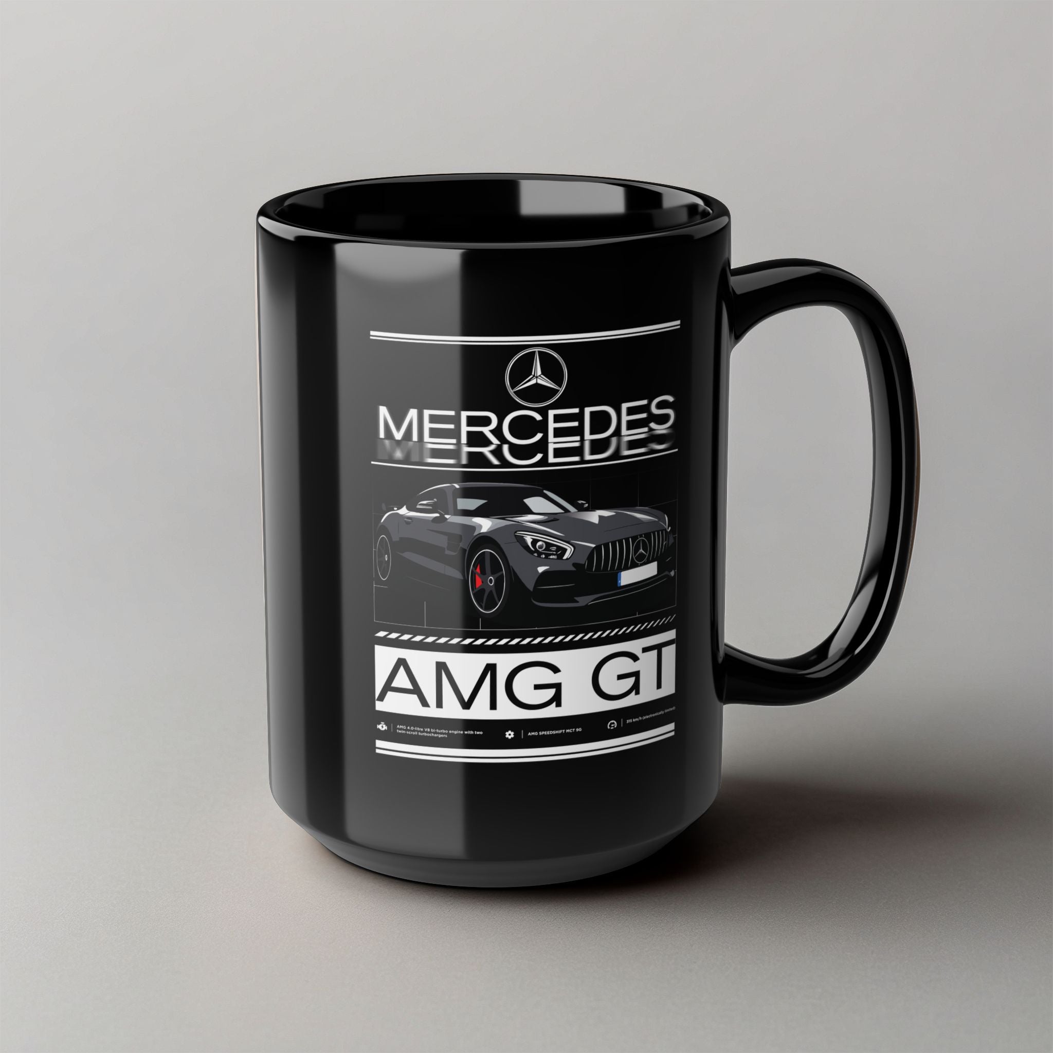 Mercedes! Black Mug