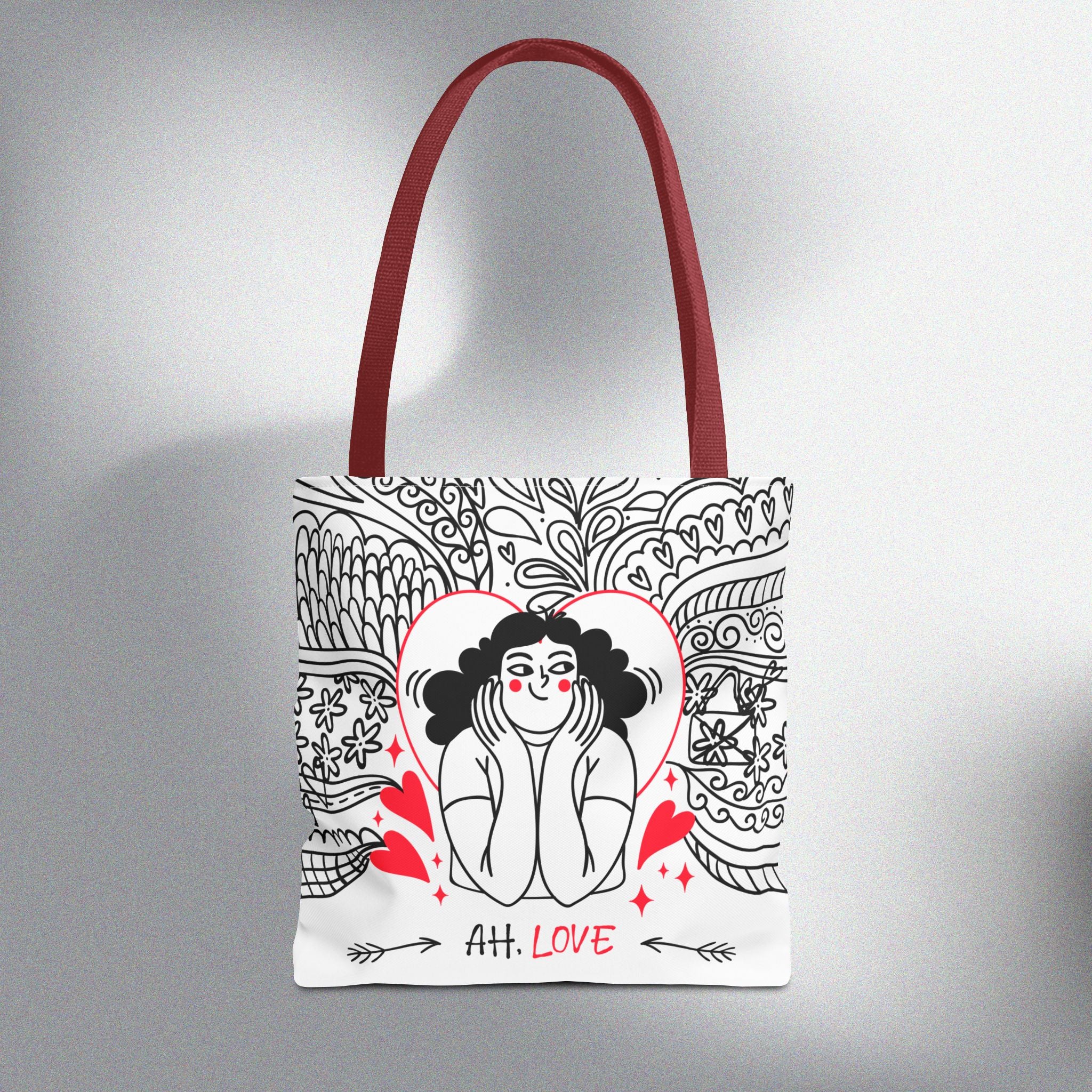 Ah, Love Tote Bag