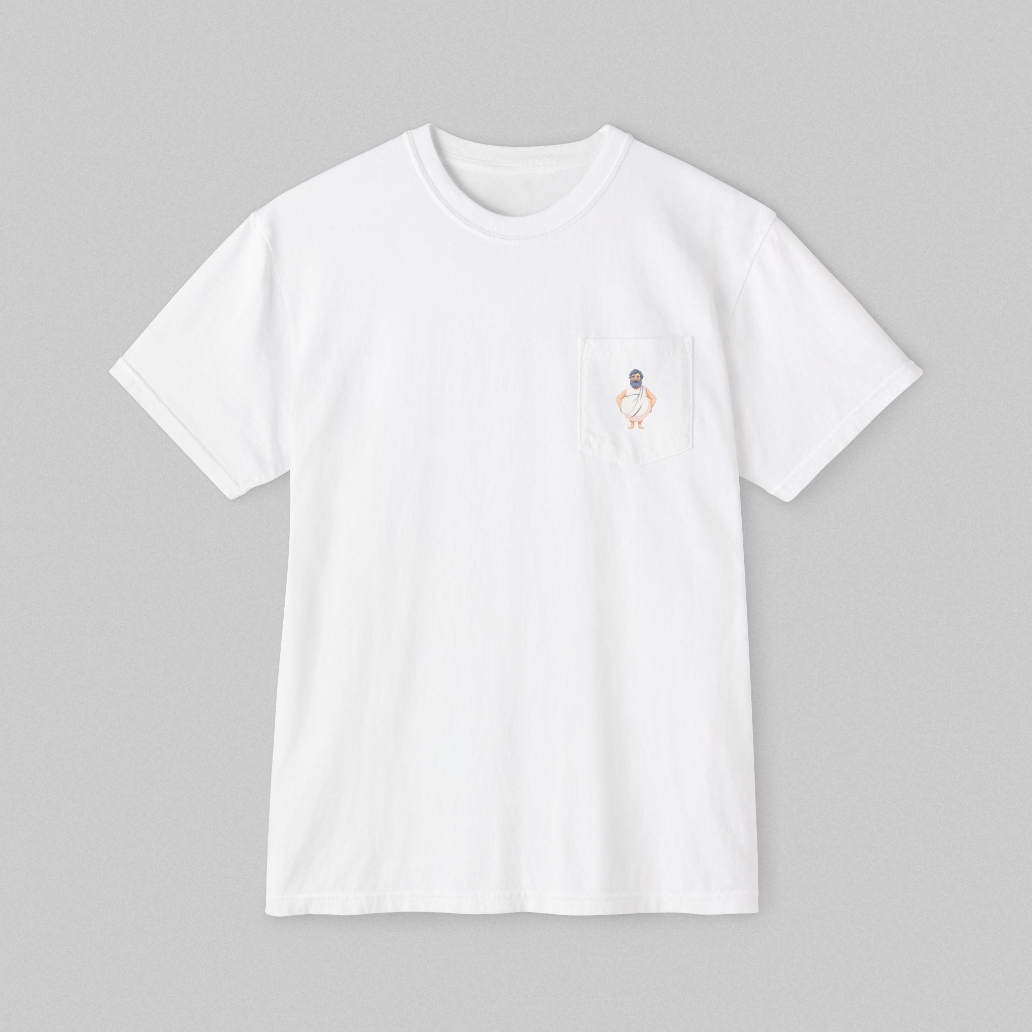 Happiness - Aristotle Men’s Pocket T-Shirt