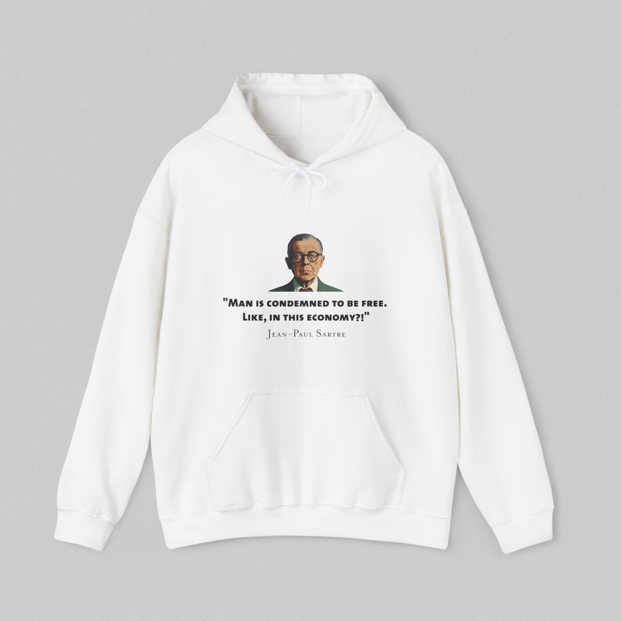 Man condemned - Sartre Women's Hoodie