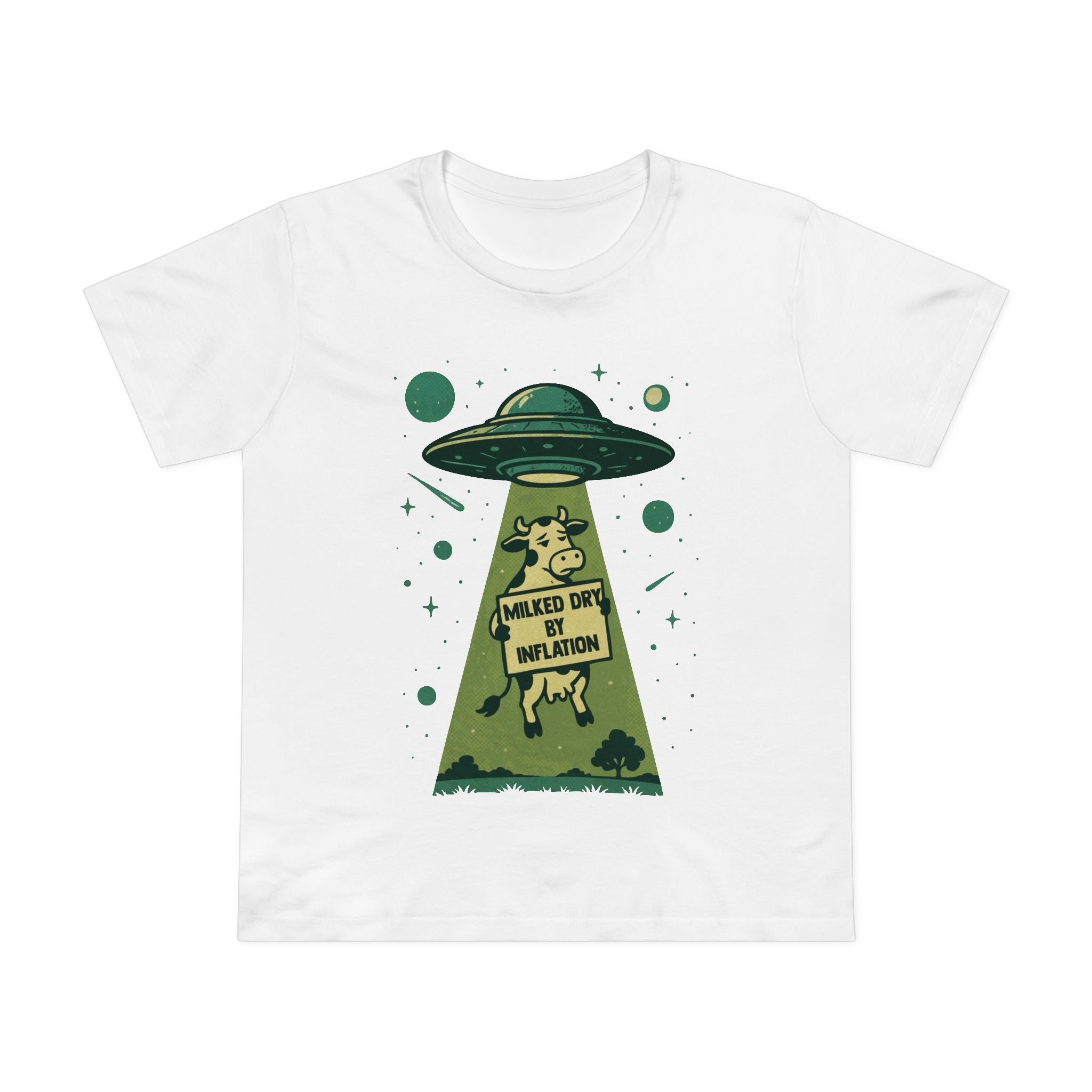 Milked Dry By Inflation! Women’s T-Shirt