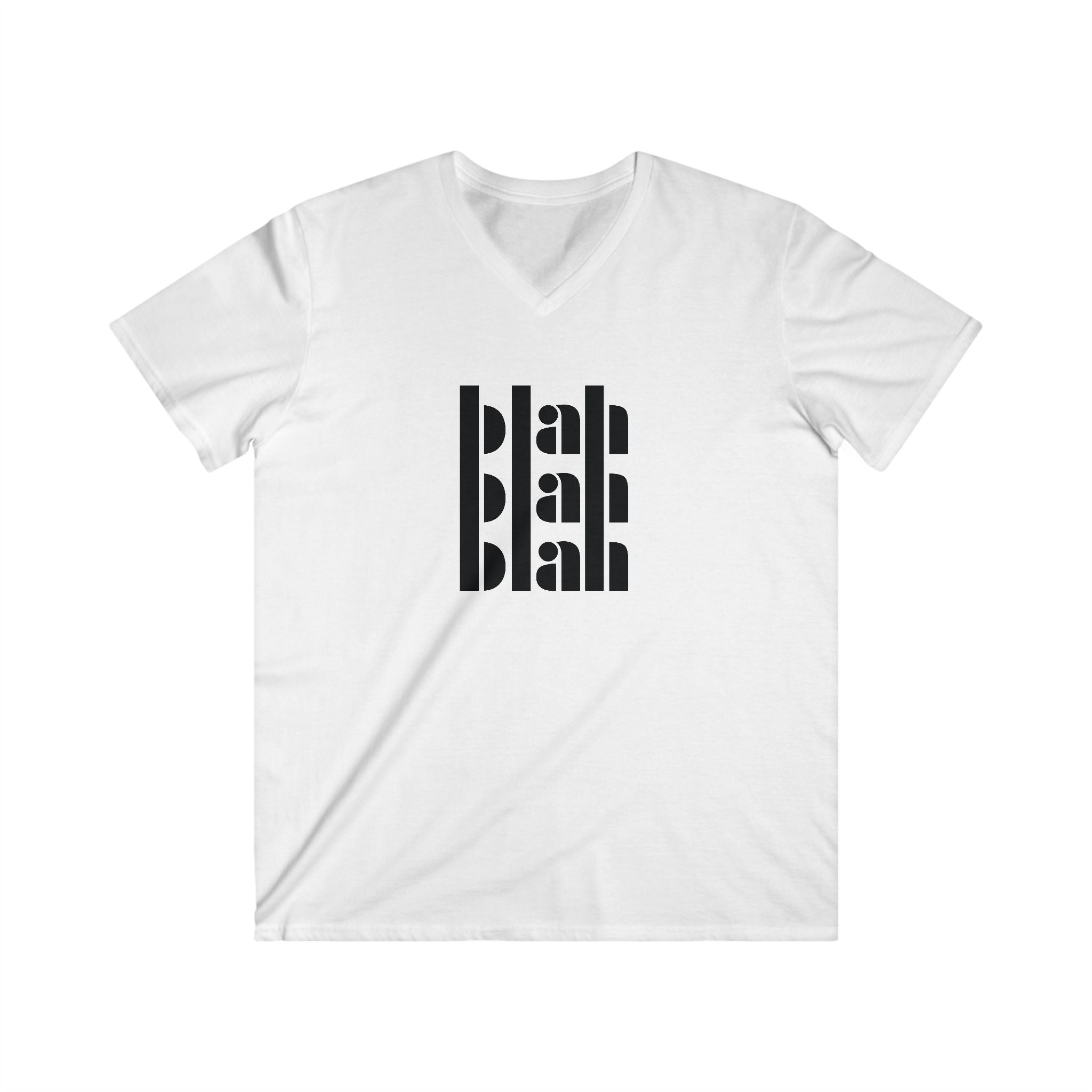 Blah Blah Blah! Men’s V-Neck T-Shirt