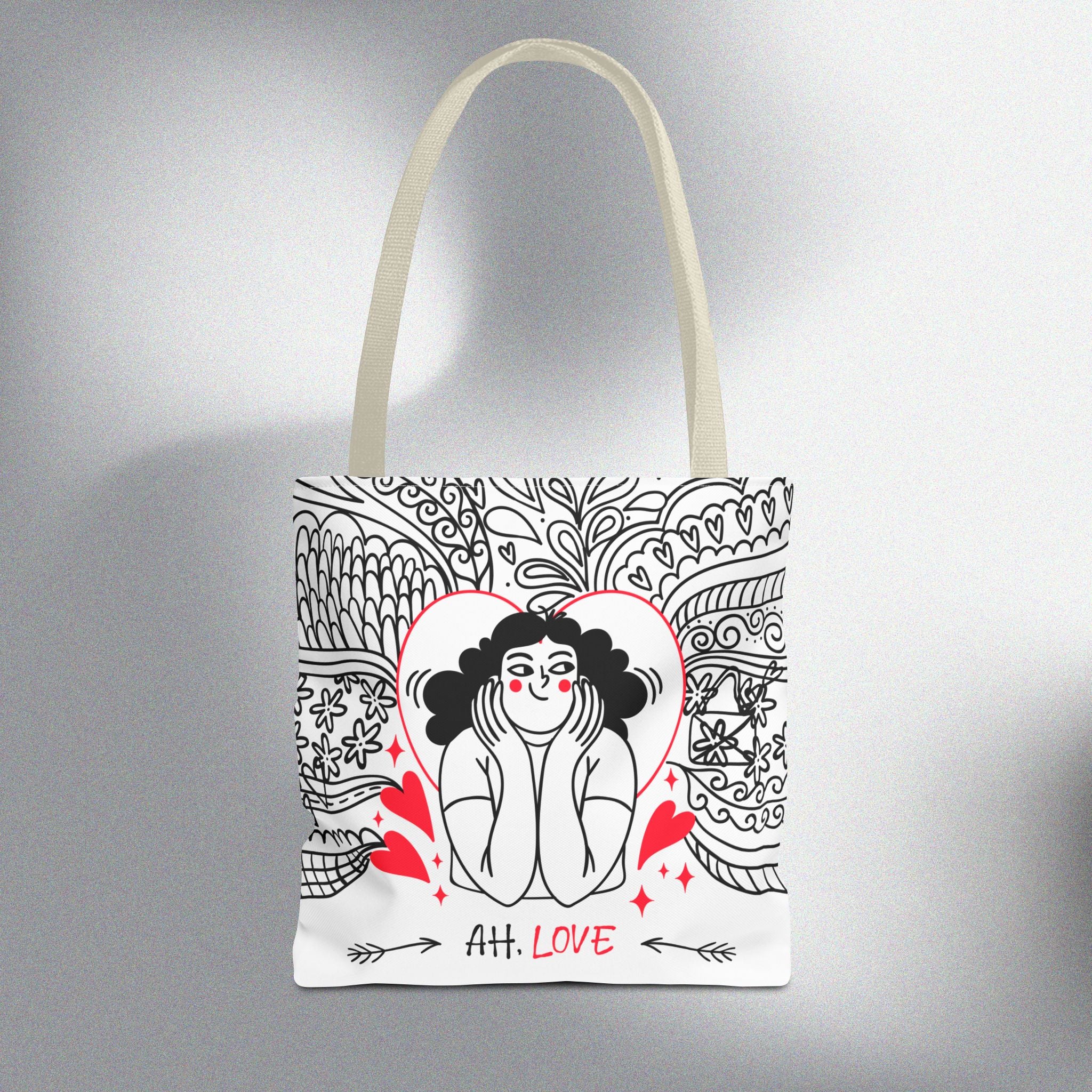 Ah, Love Tote Bag