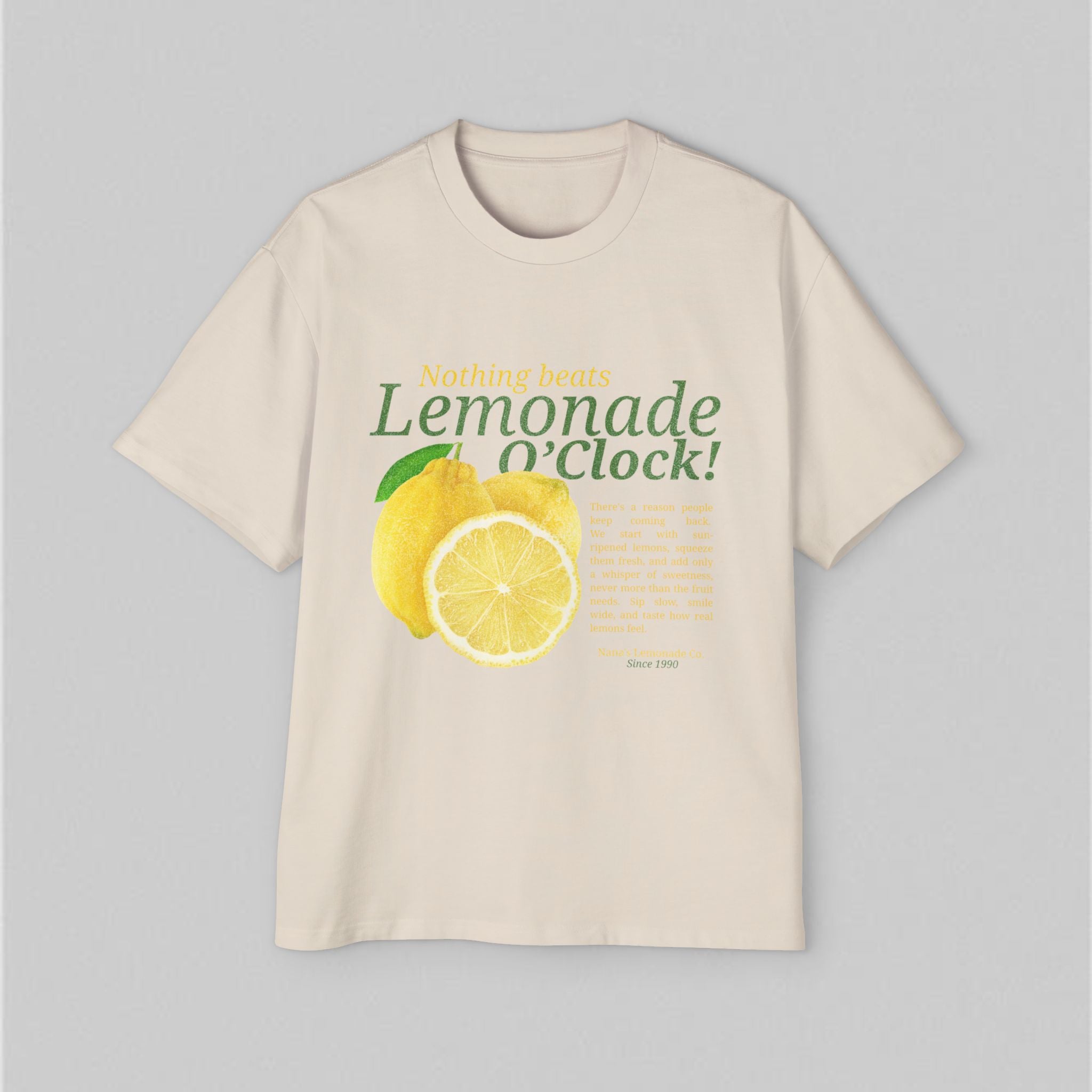 Lemonade O'Clock! Oversized T-Shirt