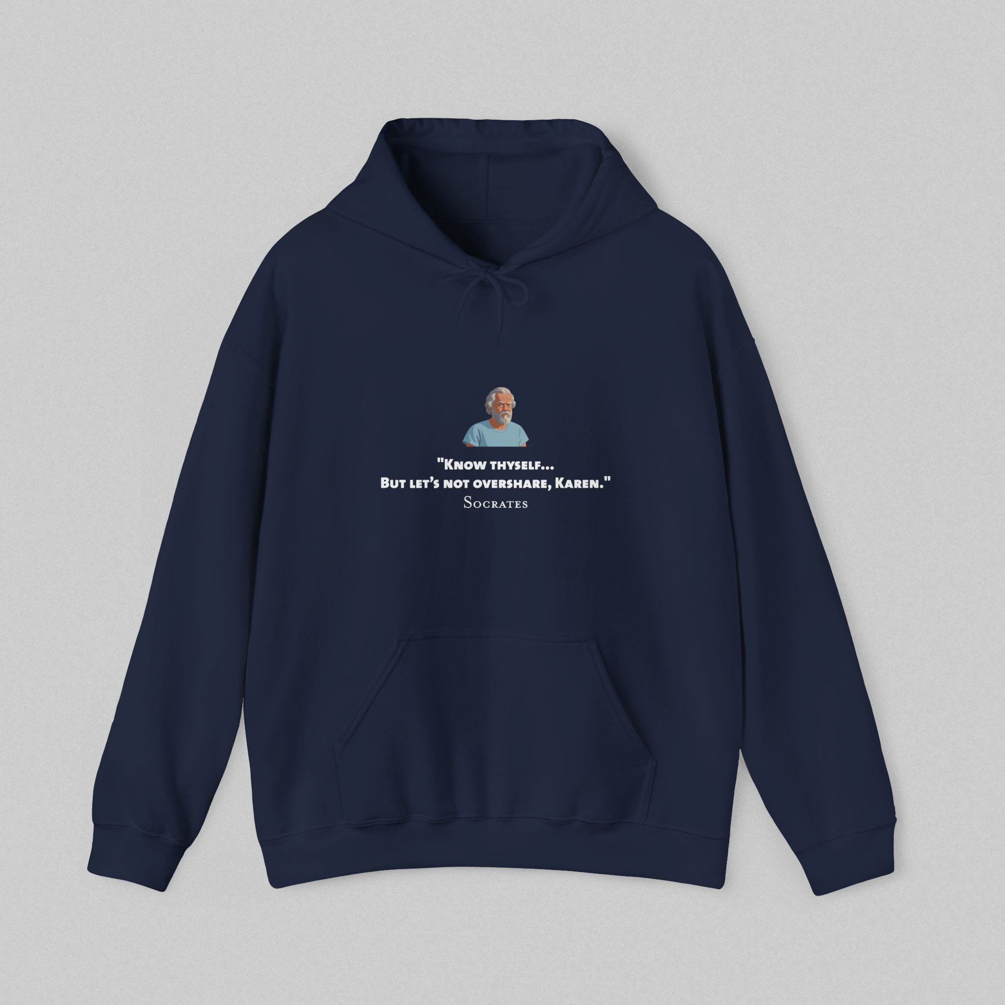 Know thyself - Socrates Men's Hoodie