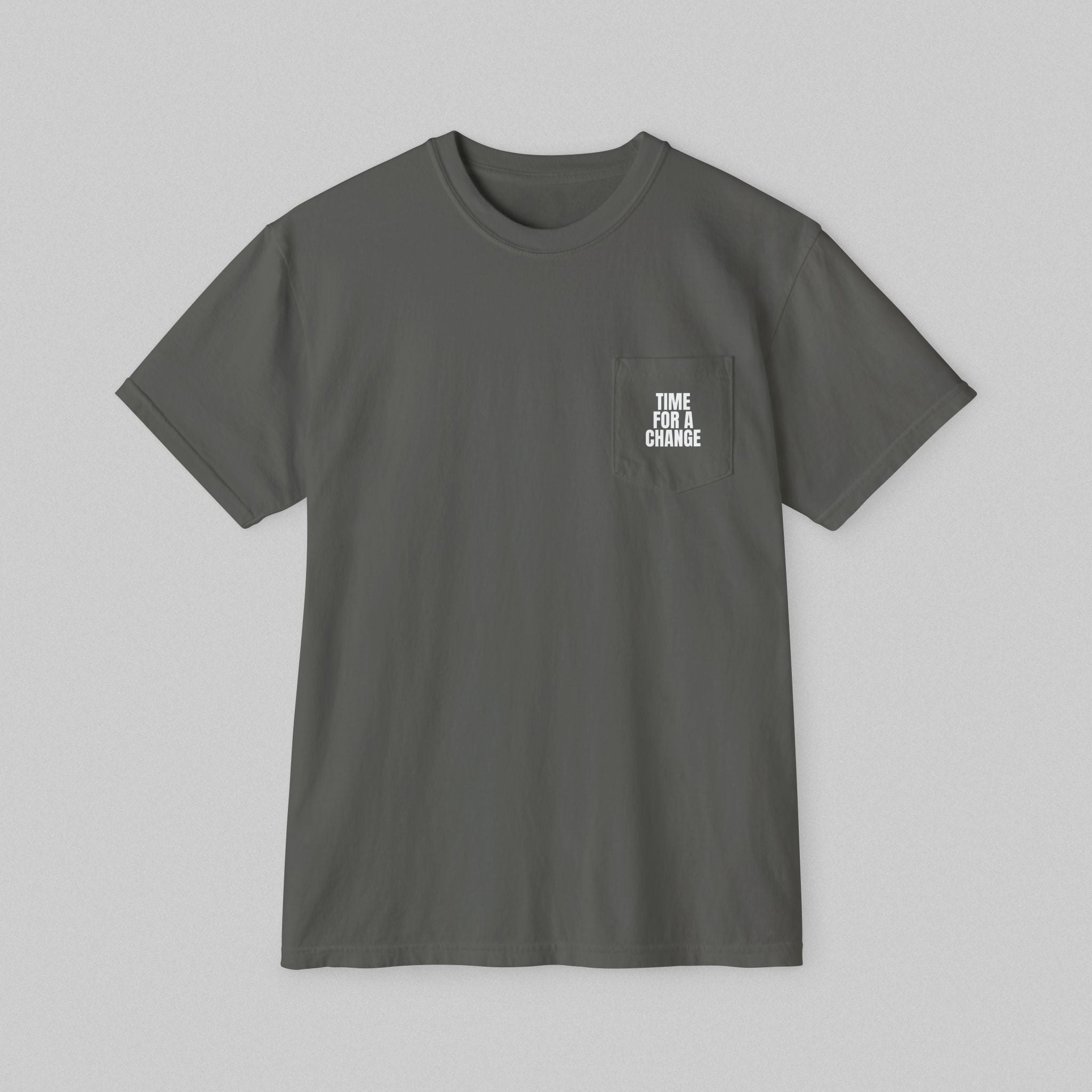 Time For A Change! Men's Pocket T-Shirt