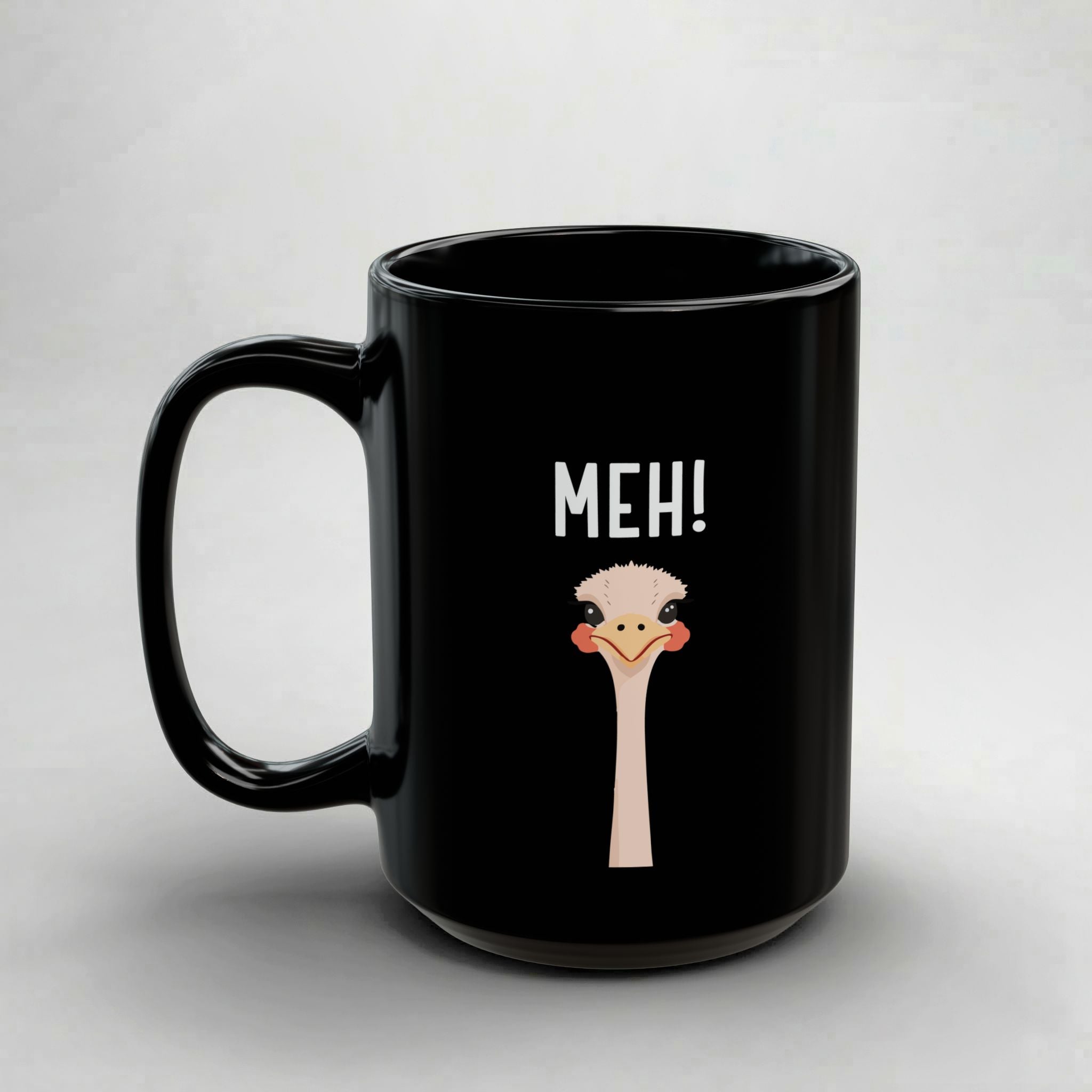 MEH! Black Mug