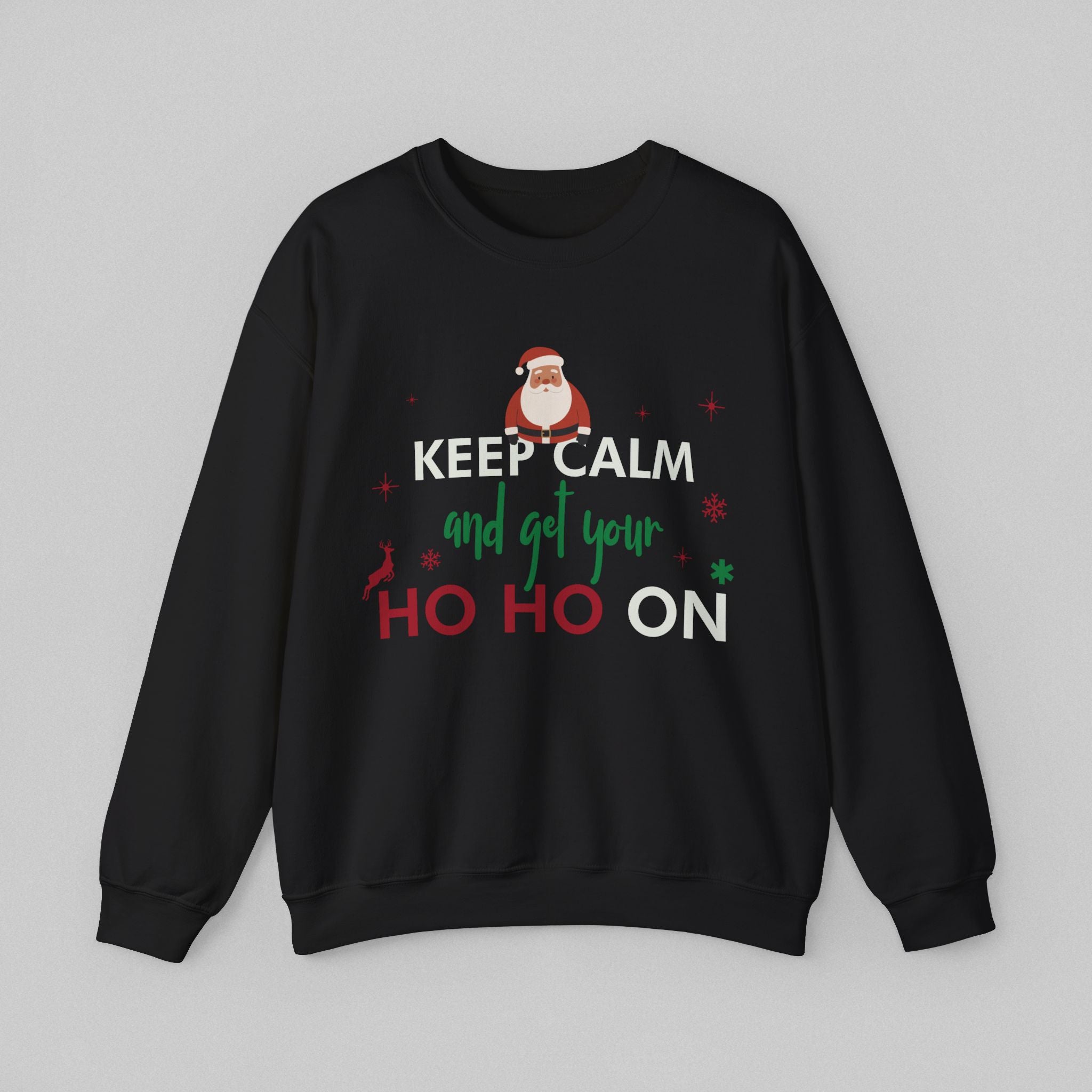 Keep Calm, Ho Ho On Men’s Sweatshirt