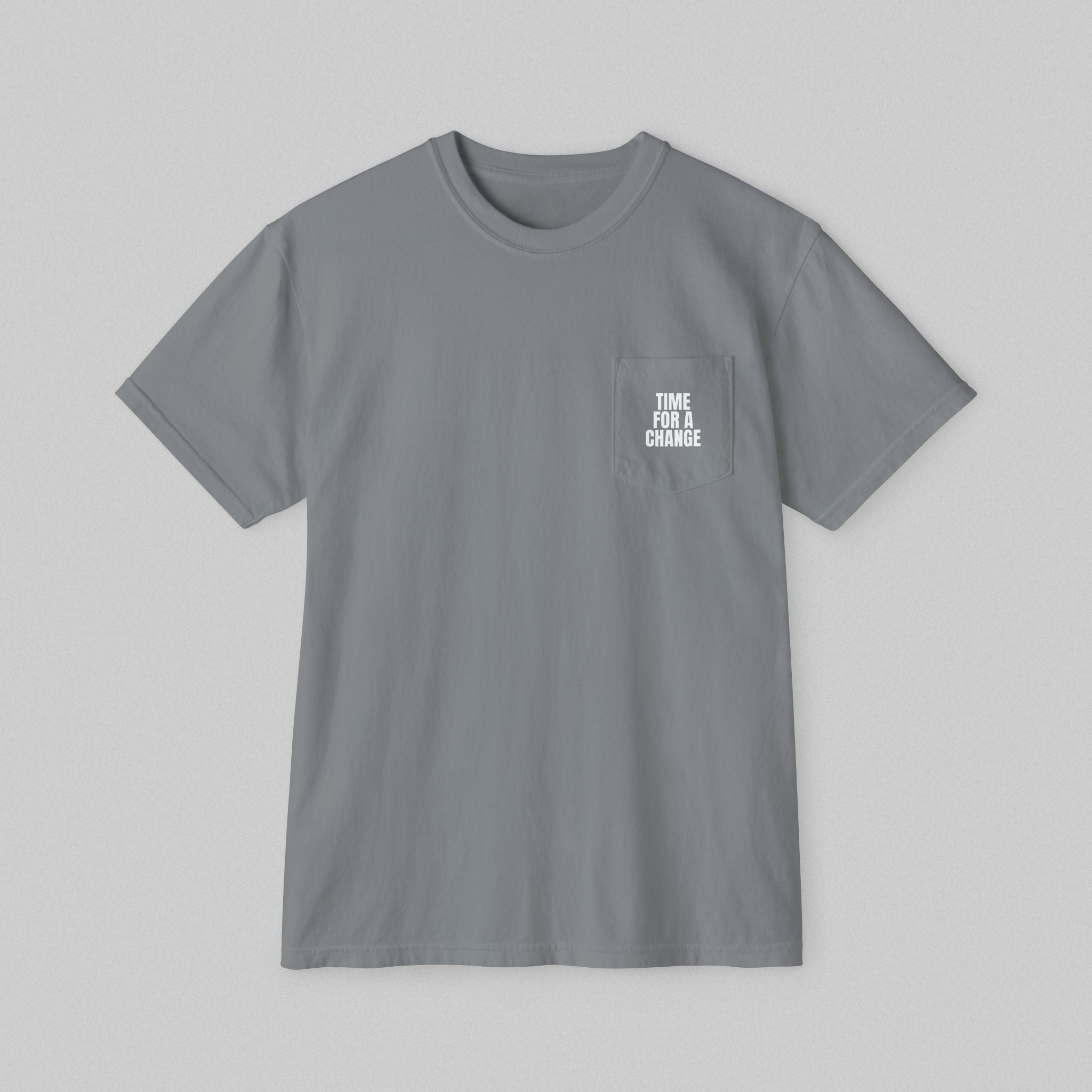 Time For A Change! Men's Pocket T-Shirt