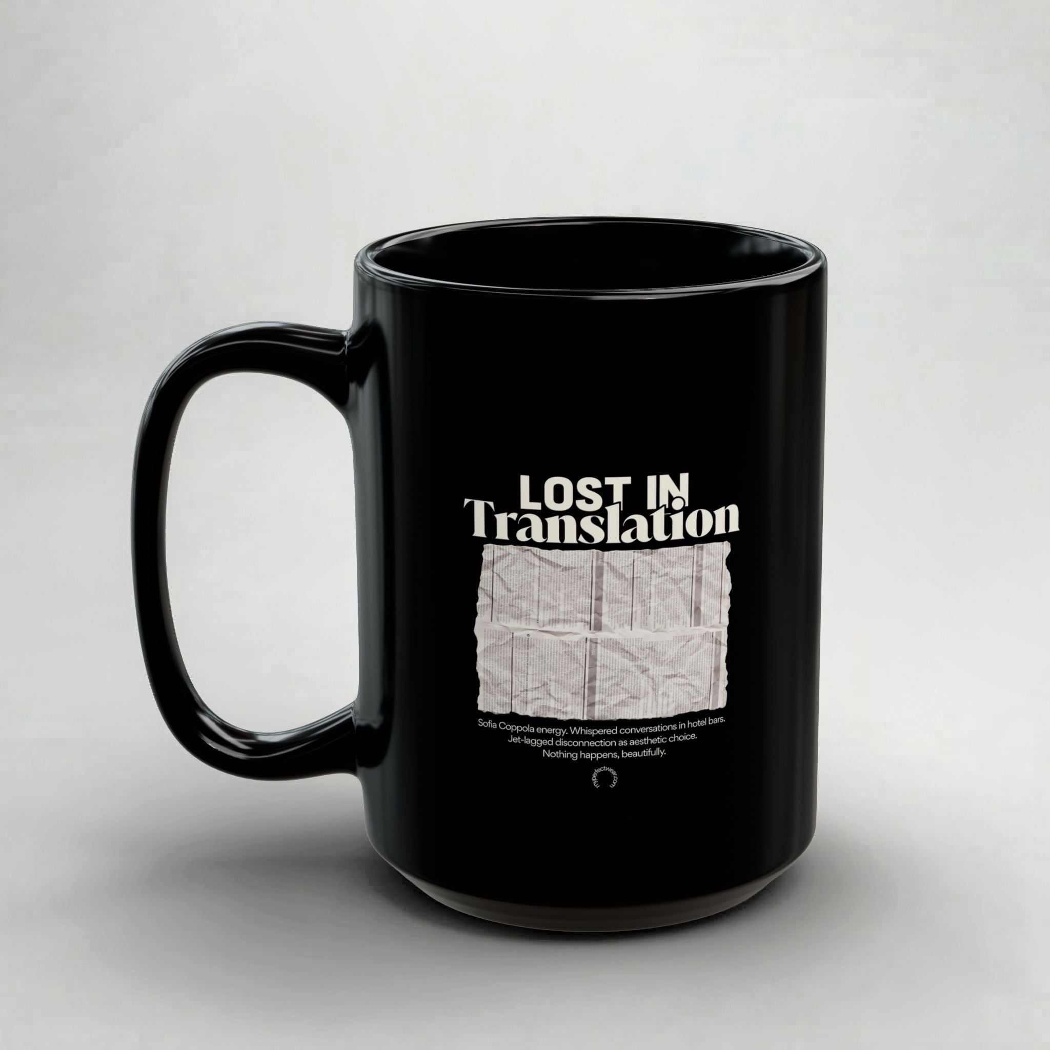 Lost in Translation! Black Mug