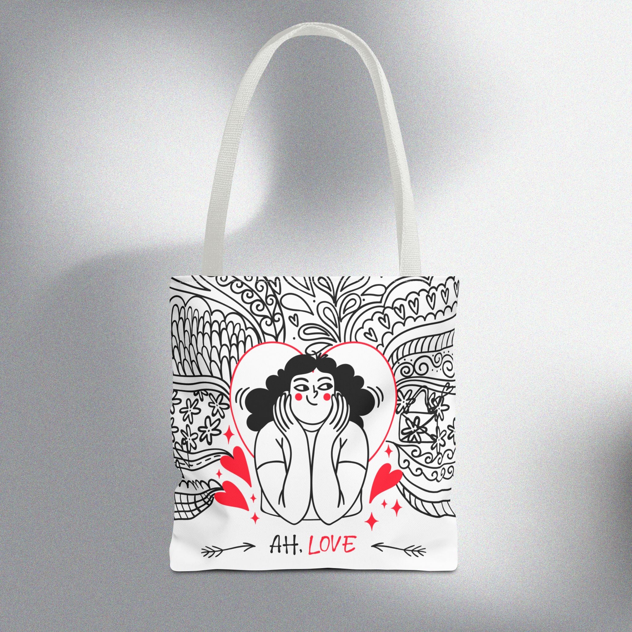 Ah, Love Tote Bag