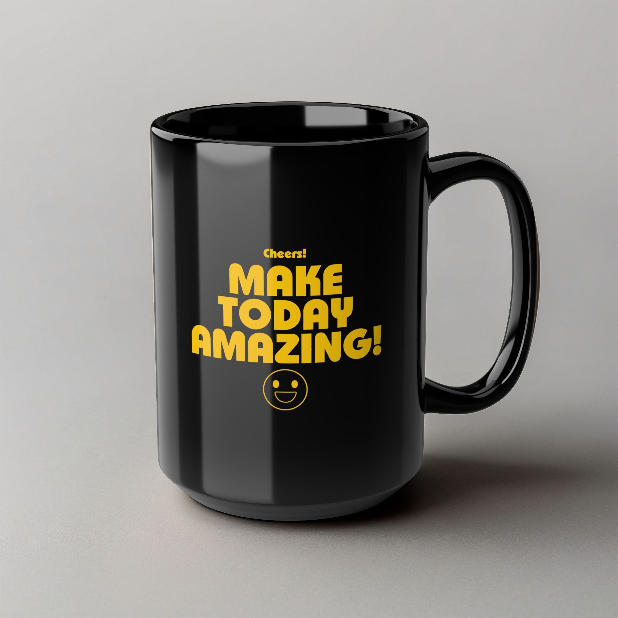 Make Today Amazing! Black Mug