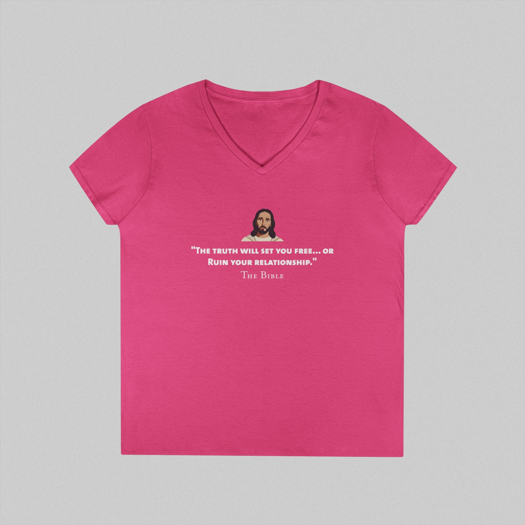 Truth Hurts! Women’s V-Neck T-Shirt