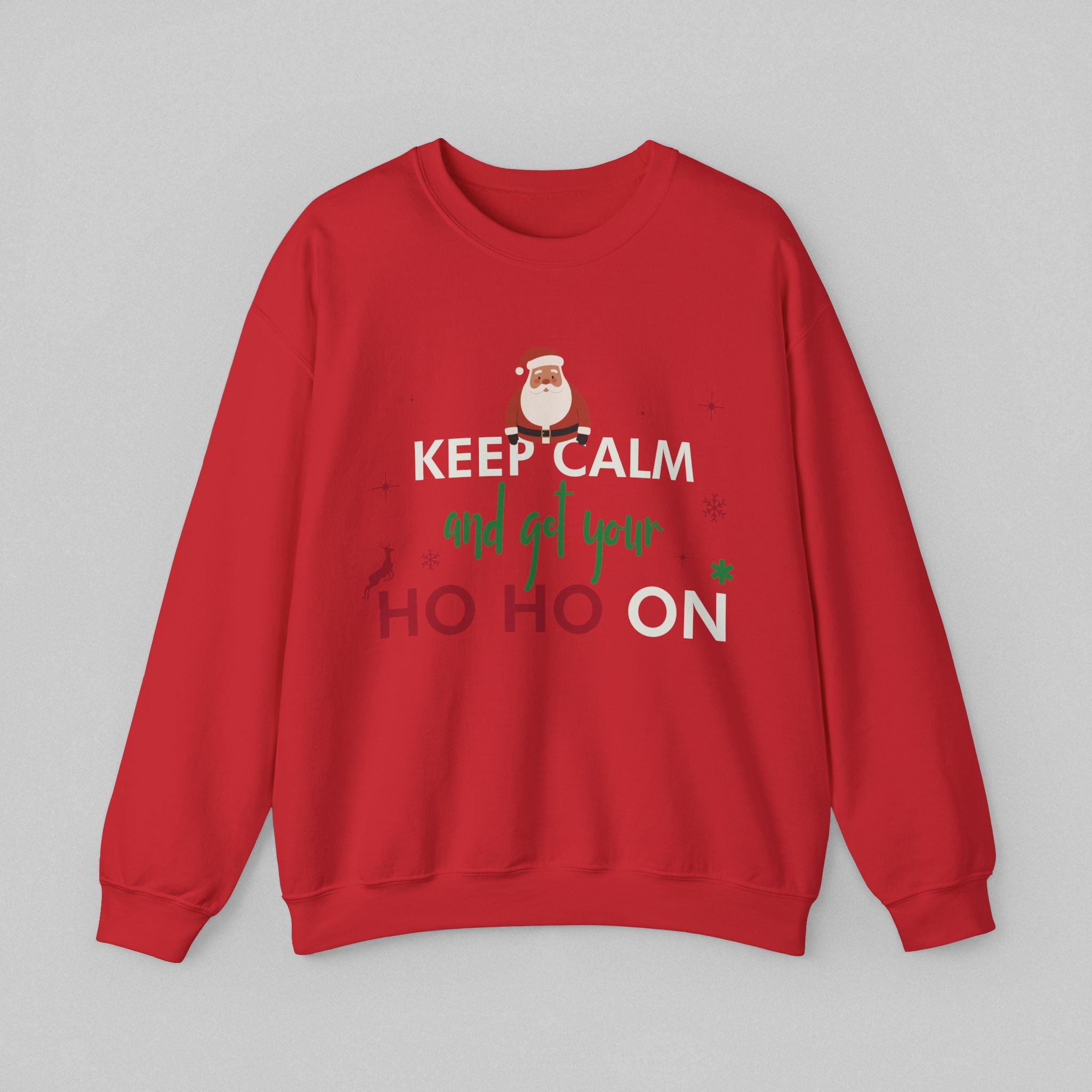 Keep Calm, Ho Ho On Men’s Sweatshirt