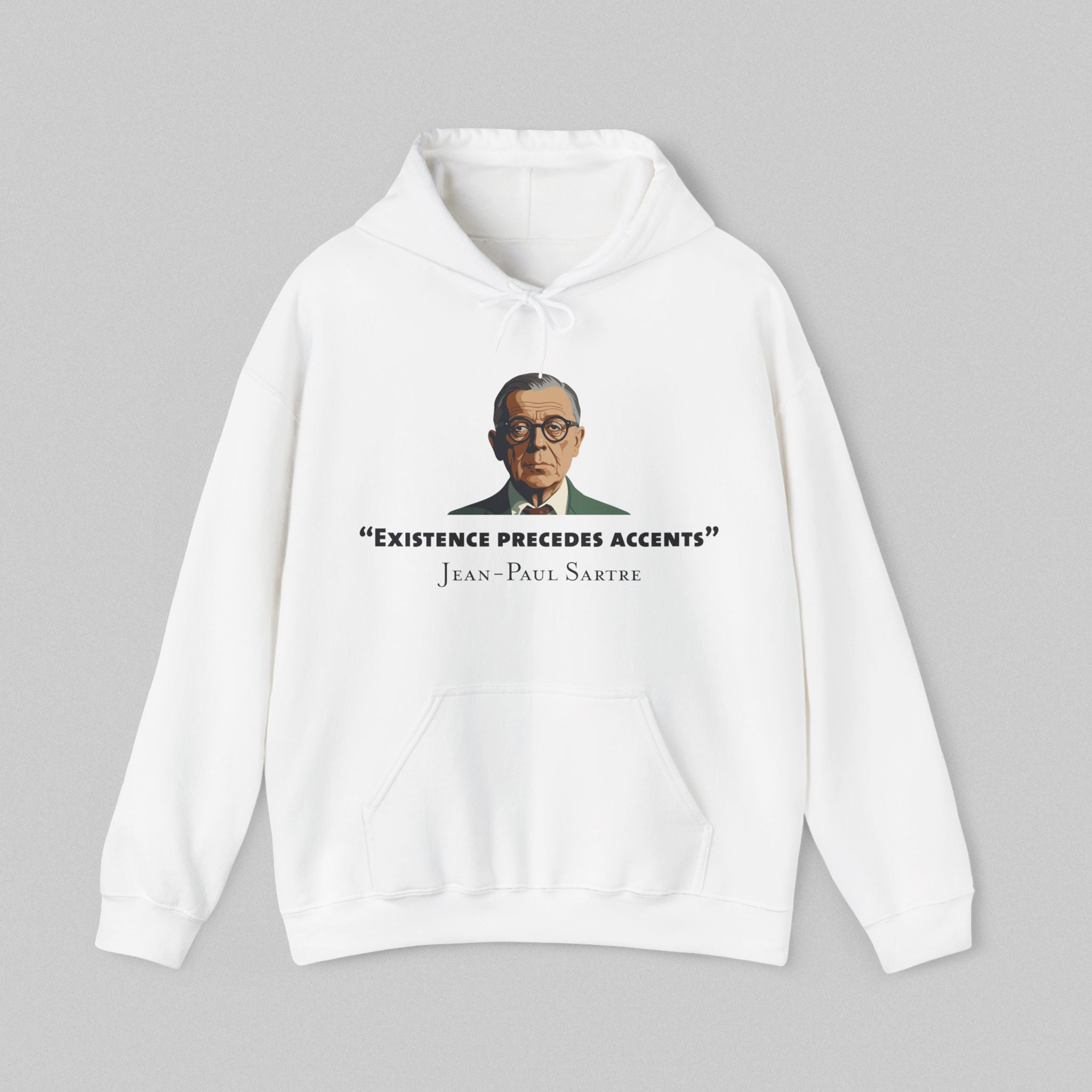 Sartre Snark Men’s Hoodie