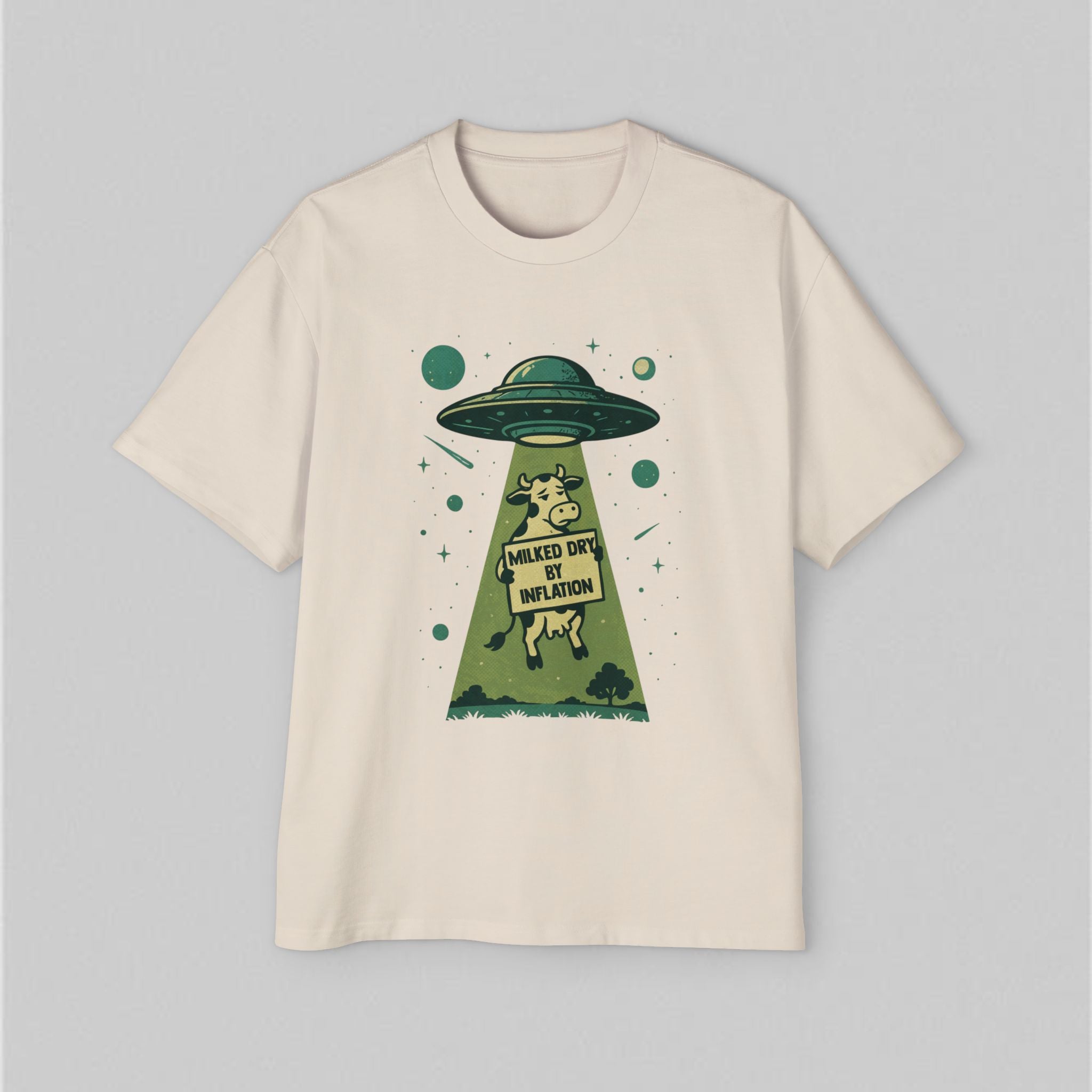 Milked Dry By Inflation! Women’s Oversized T-Shirt
