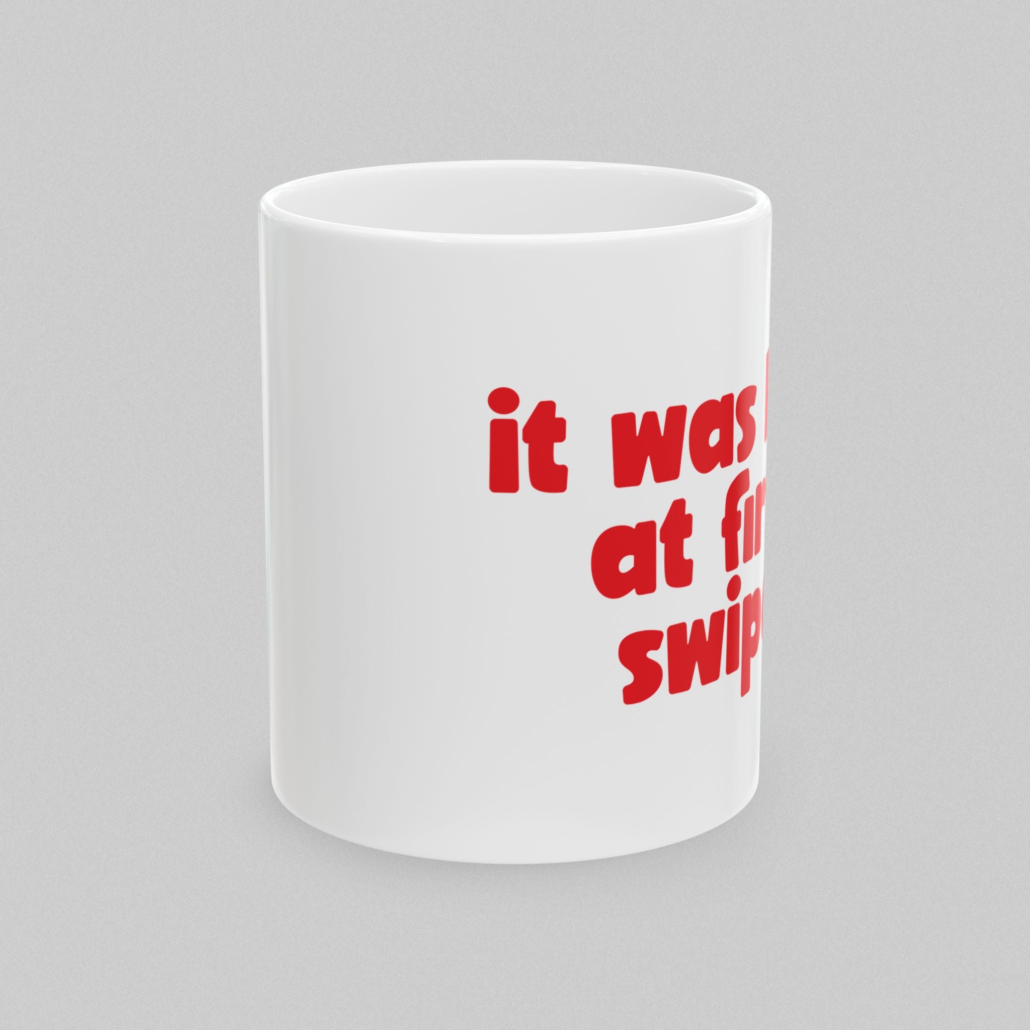 Love at First Swipe! Mug